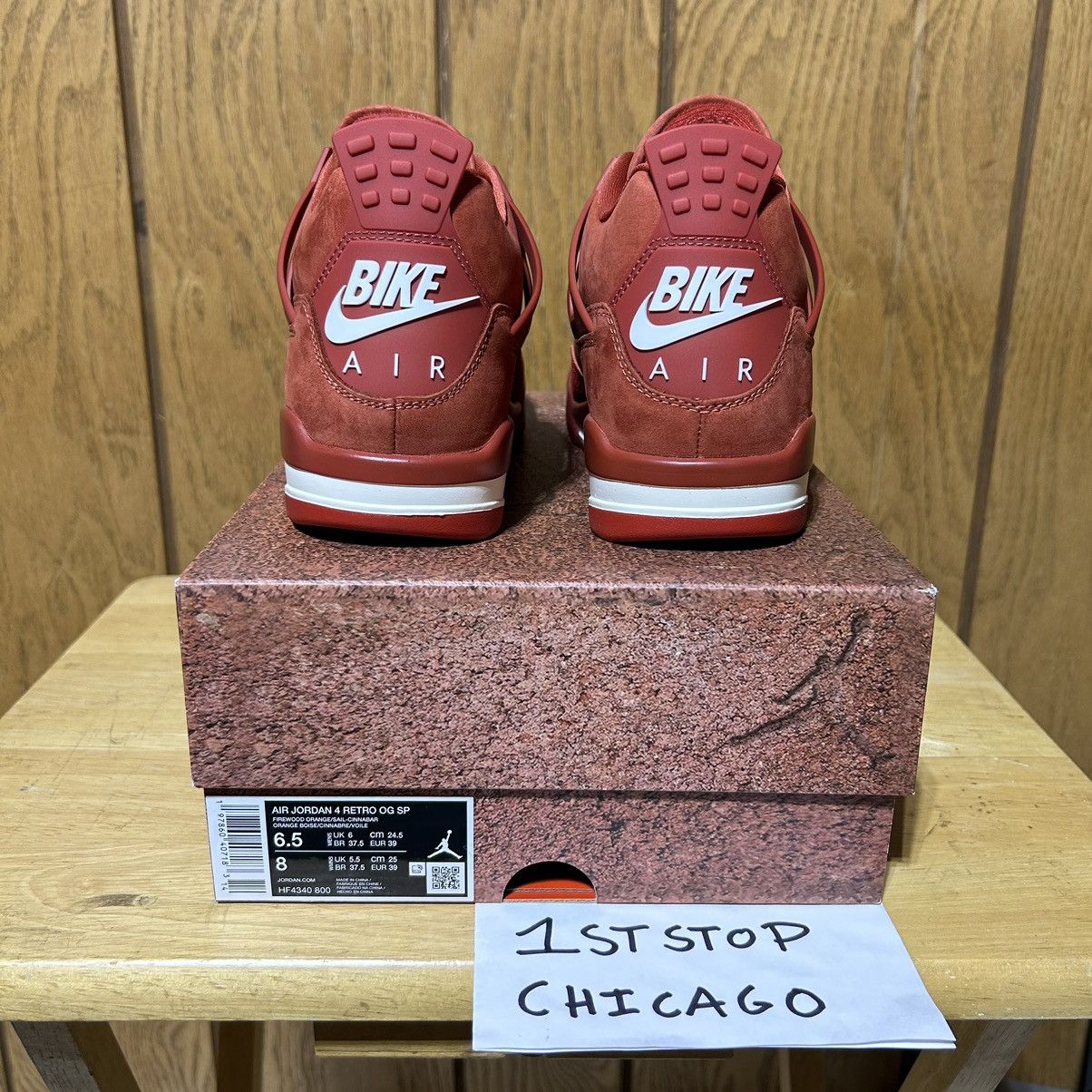 Designer × Jordan Brand Air Jordan 4 Retro OG SP Nigel Brick Size 6.5 HF4340-800 Size US 6.5 / EU 39-40 - 3 Thumbnail