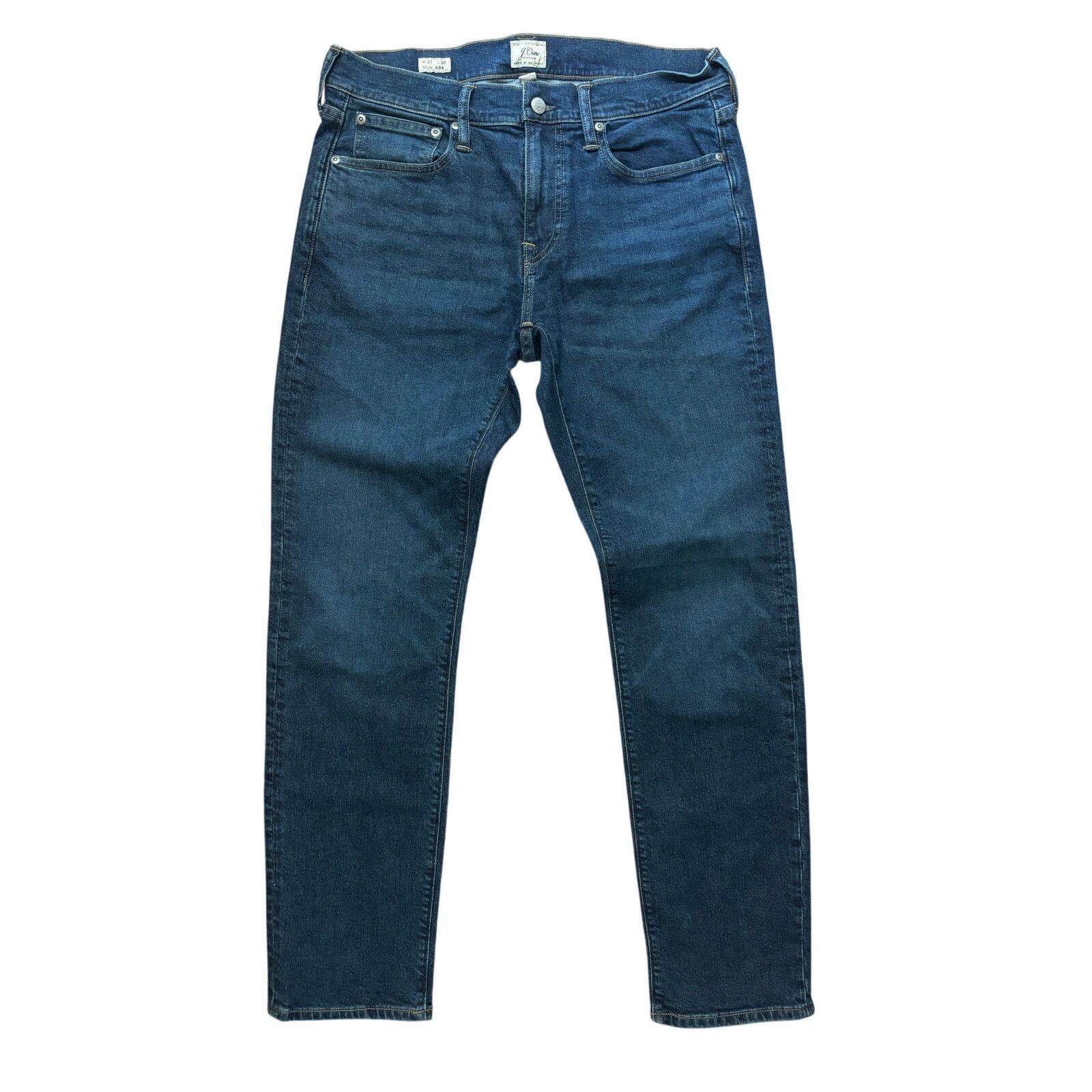 J.Crew NWOT J.Crew 484 Slim Fit Stretch Jean In One Year Wash 31x30 Size US 31 - 3 Thumbnail