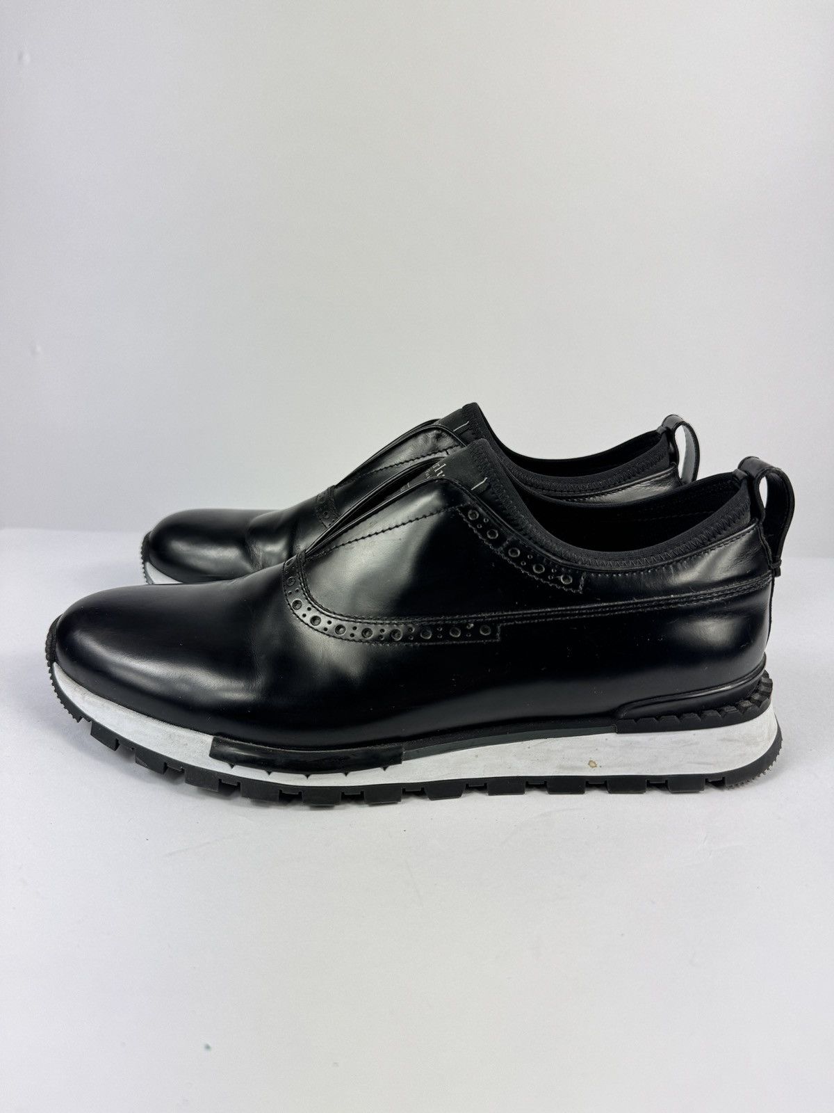 Berluti BERLUTI FAST TRACK LEATHER SNEAKERS Size US 9 / EU 42 - 5 Thumbnail