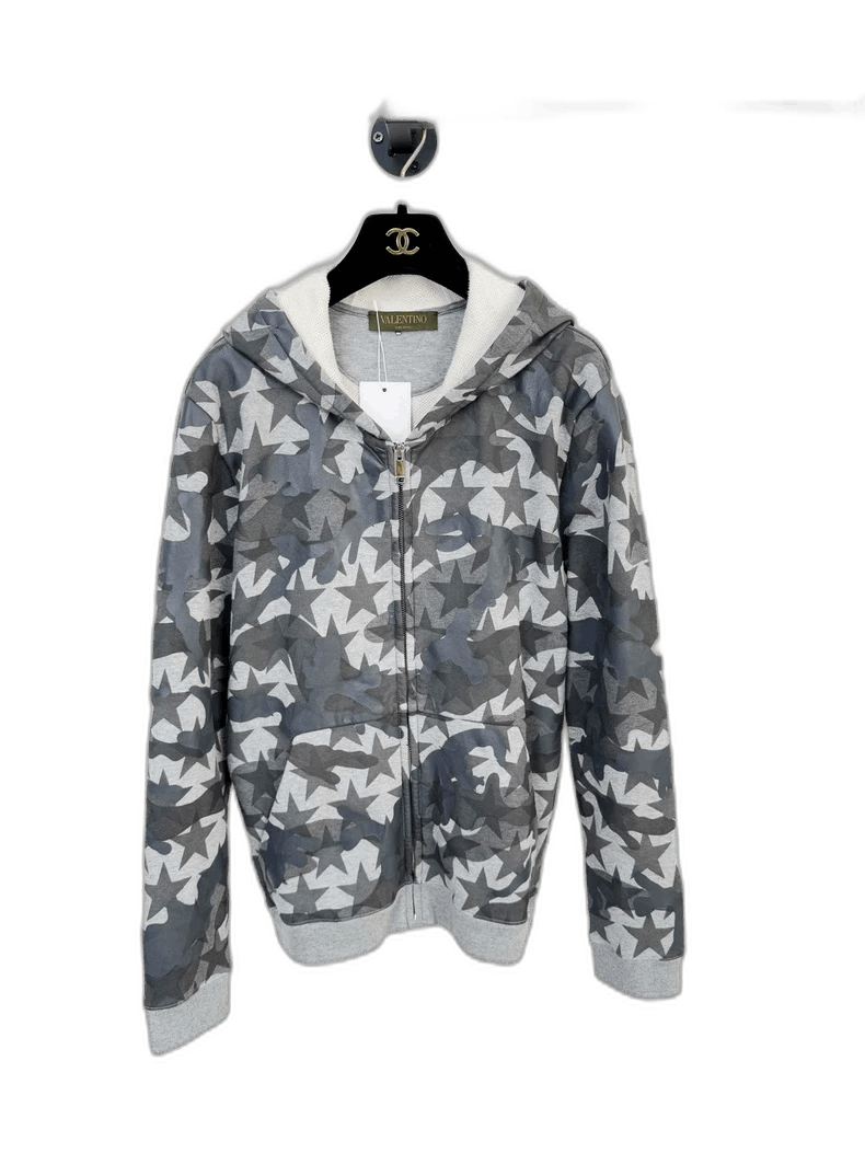 Valentino Camouflage Hoodie Outerwear