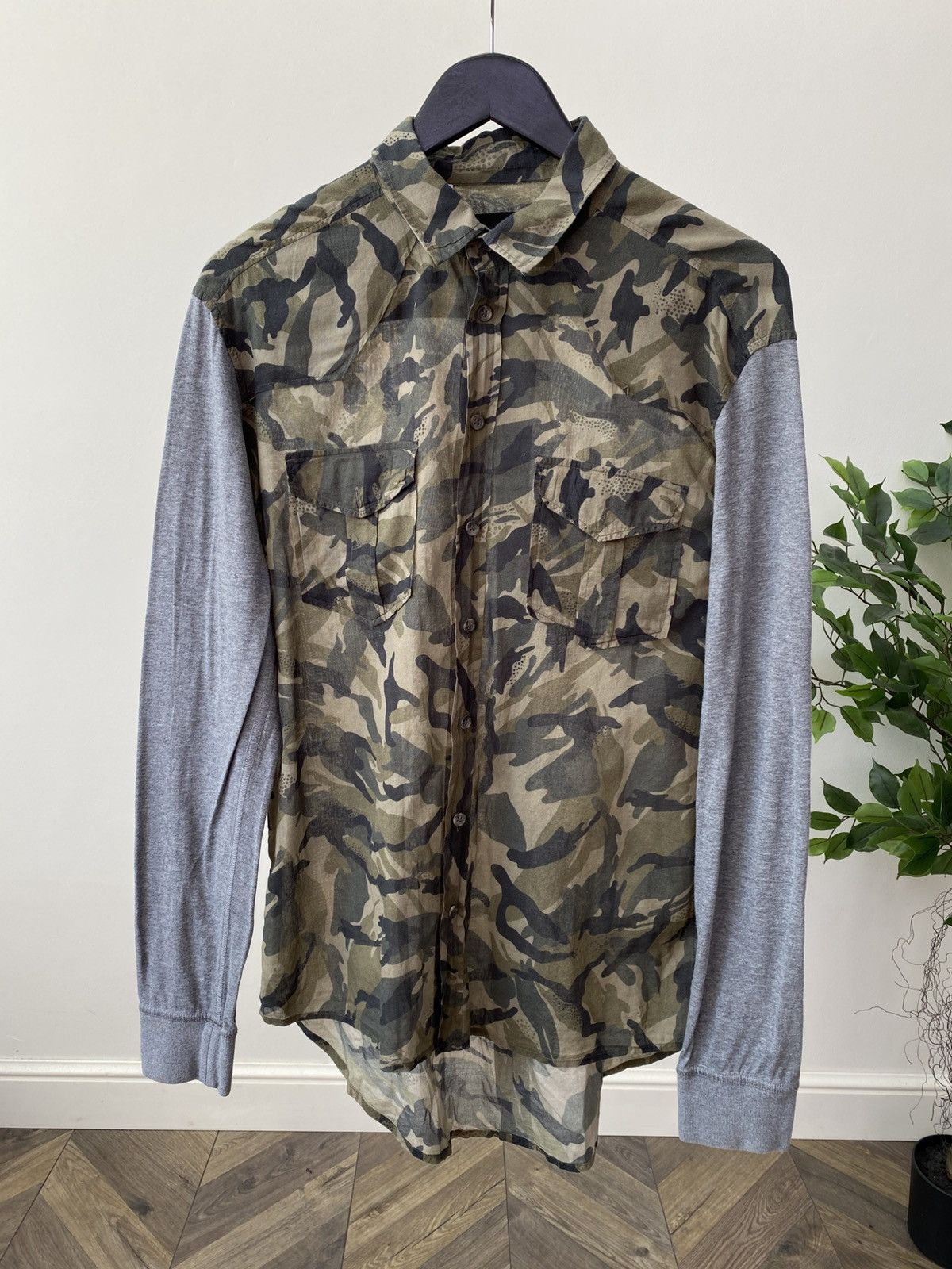 Dolce & Gabbana Vintage Dolce & Gabbana D&G Brad Camouflage Shirt Size US L / EU 52-54 / 3 - 3 Thumbnail
