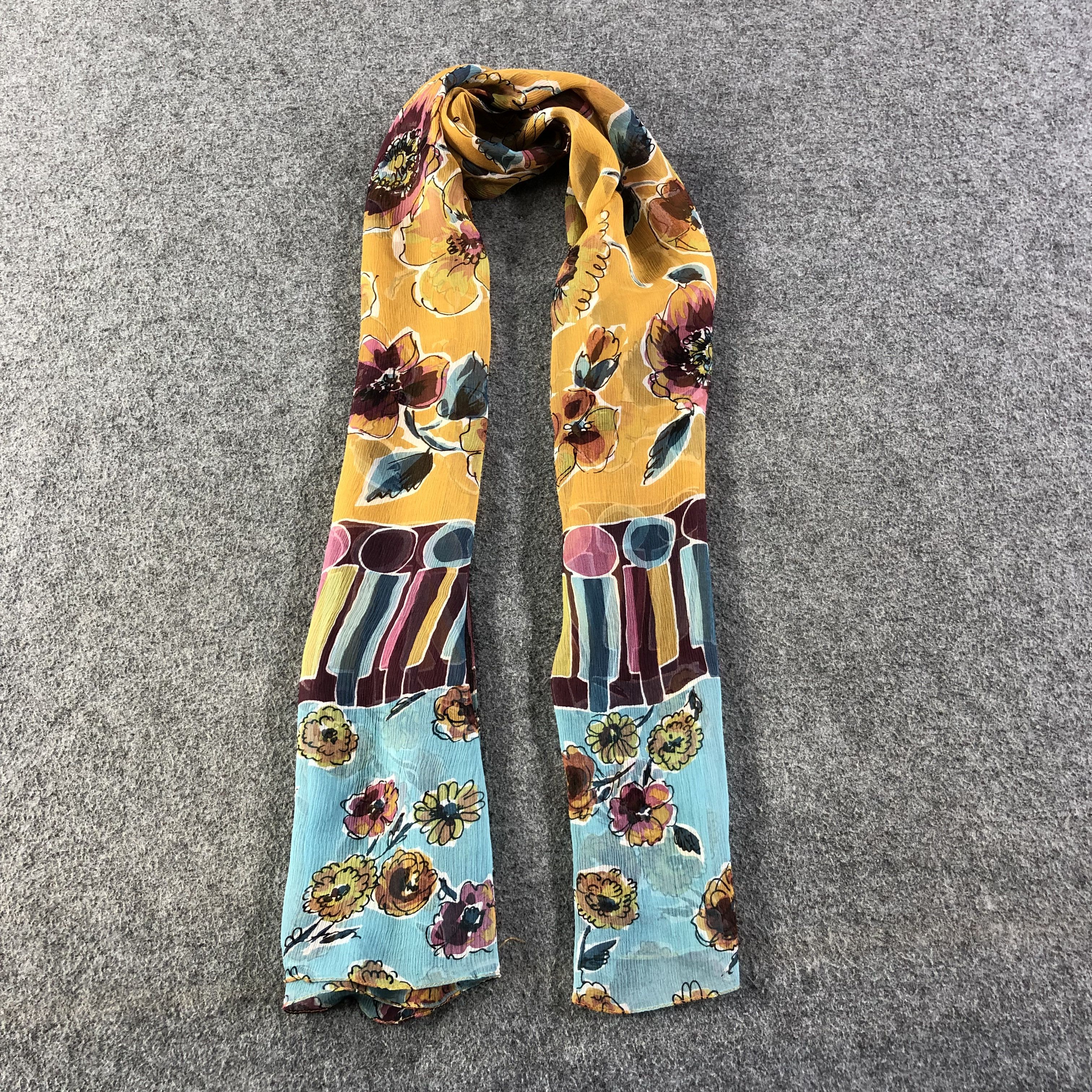 Vintage Printemps Luxury Silk Stole Silk Scarf M773 Size ONE SIZE - 1 Thumbnail