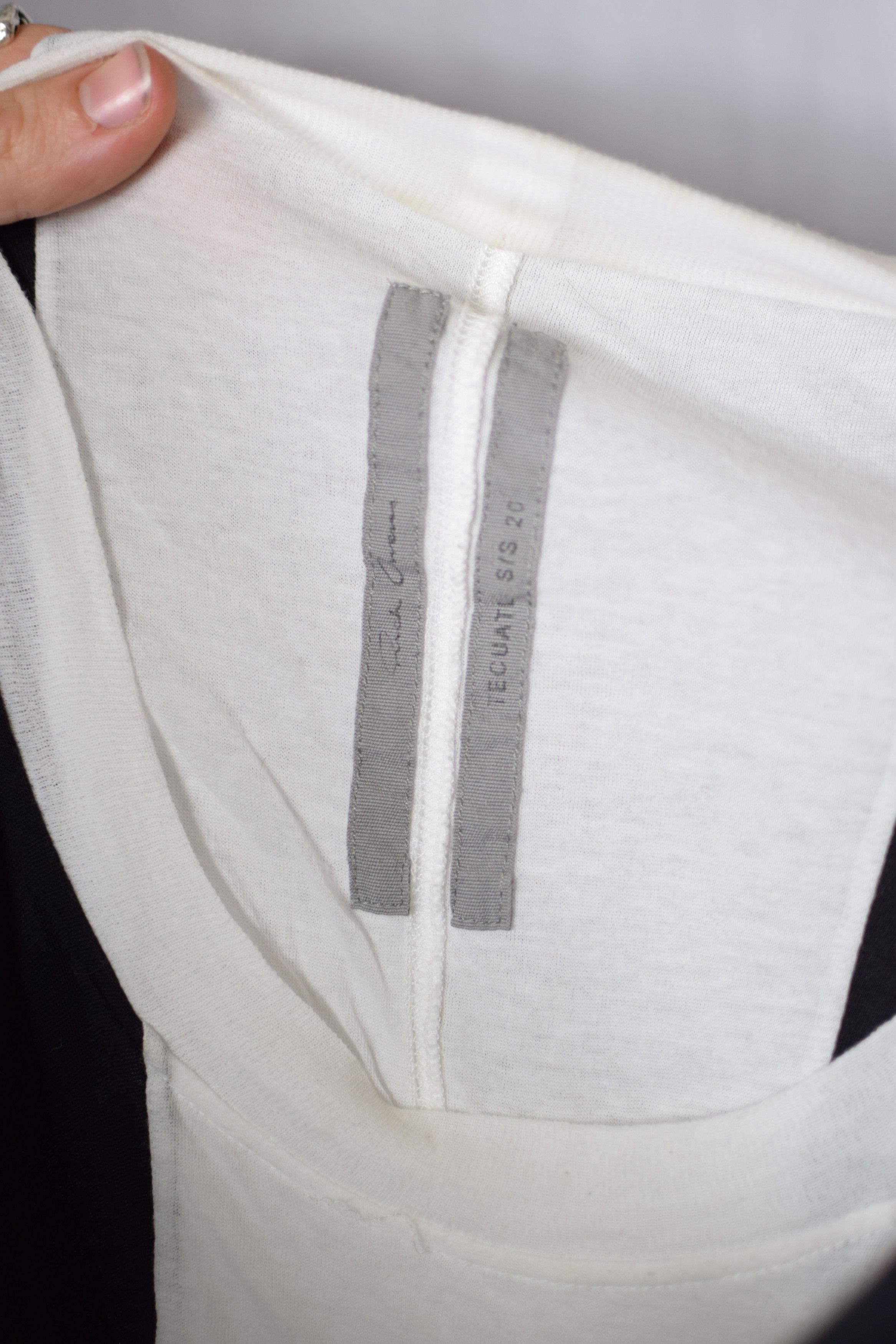 Rick Owens Rick Owens SS20 Tecuatl Tank - RU20S7156-UC Size US M / EU 48-50 / 2 - 8 Thumbnail