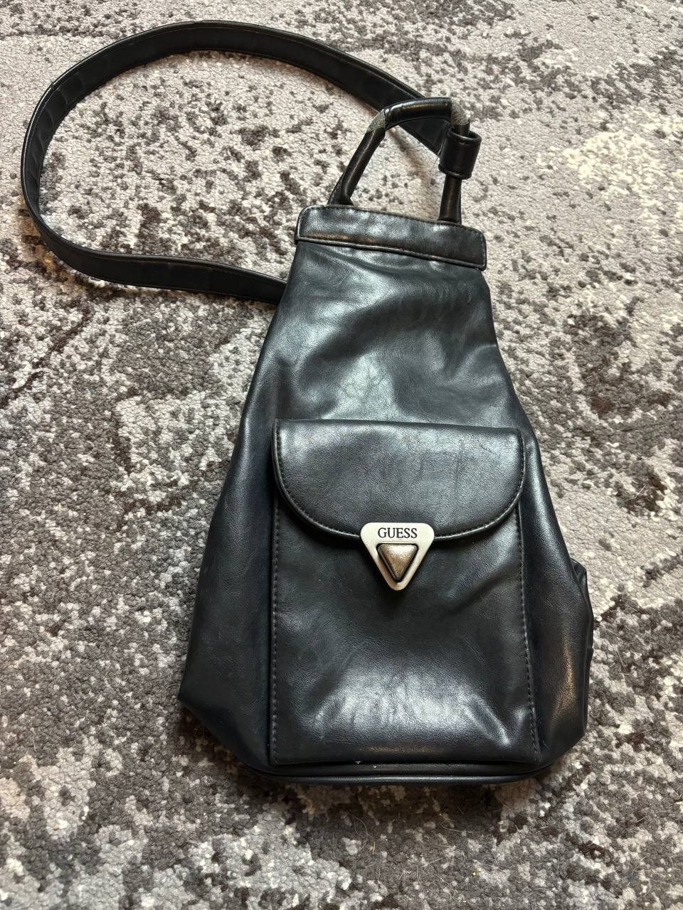 Vintage Y2K Guess Leather Opium Owens Style Slim Bag