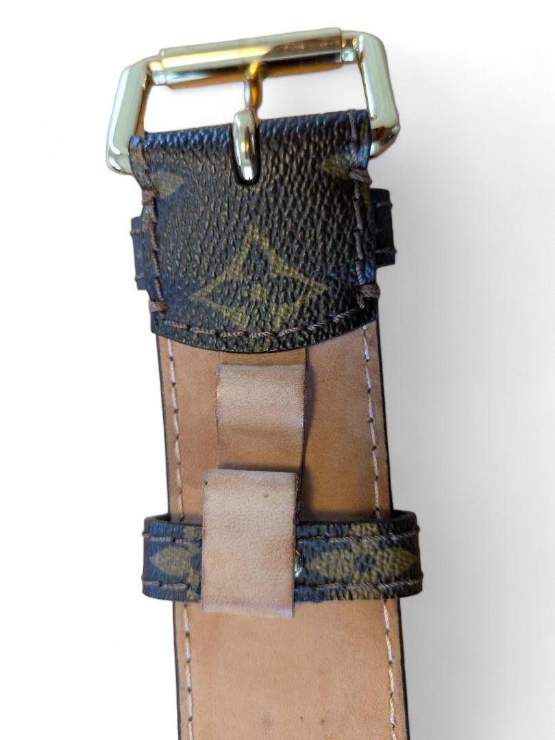 Louis Vuitton Louis Vuitton - Leather Monogram Belt Brown LV Size ONE SIZE - 3 Thumbnail