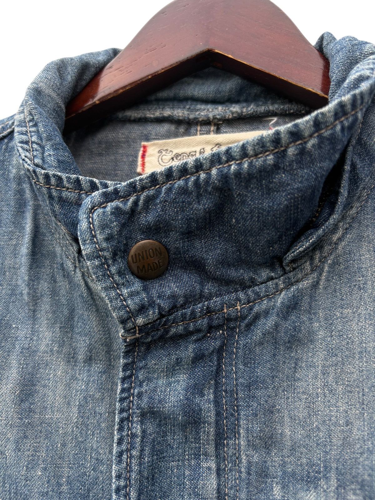 Japanese Brand Cepo Denim Bleached Casual Light Denim Jacket Size US S / EU 44-46 / 1 - 4 Thumbnail