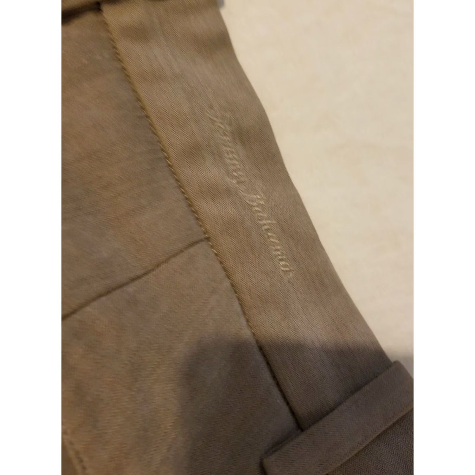 Tommy Bahama Mens Tommy Bahama Dress Pants 36x32 Khaki Slack Trouser Beige Size US 36 / EU 52 - 3 Thumbnail