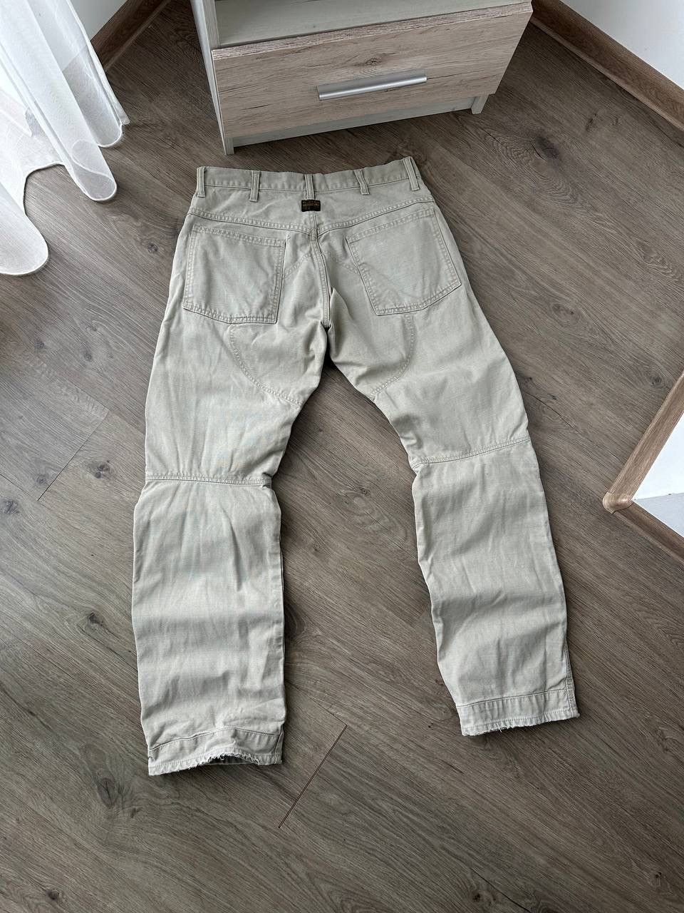 G-Star × Vintage Vintage G-Star Elwood White Cargo Distressed Pants Size US 32 / EU 48 - 1 Thumbnail