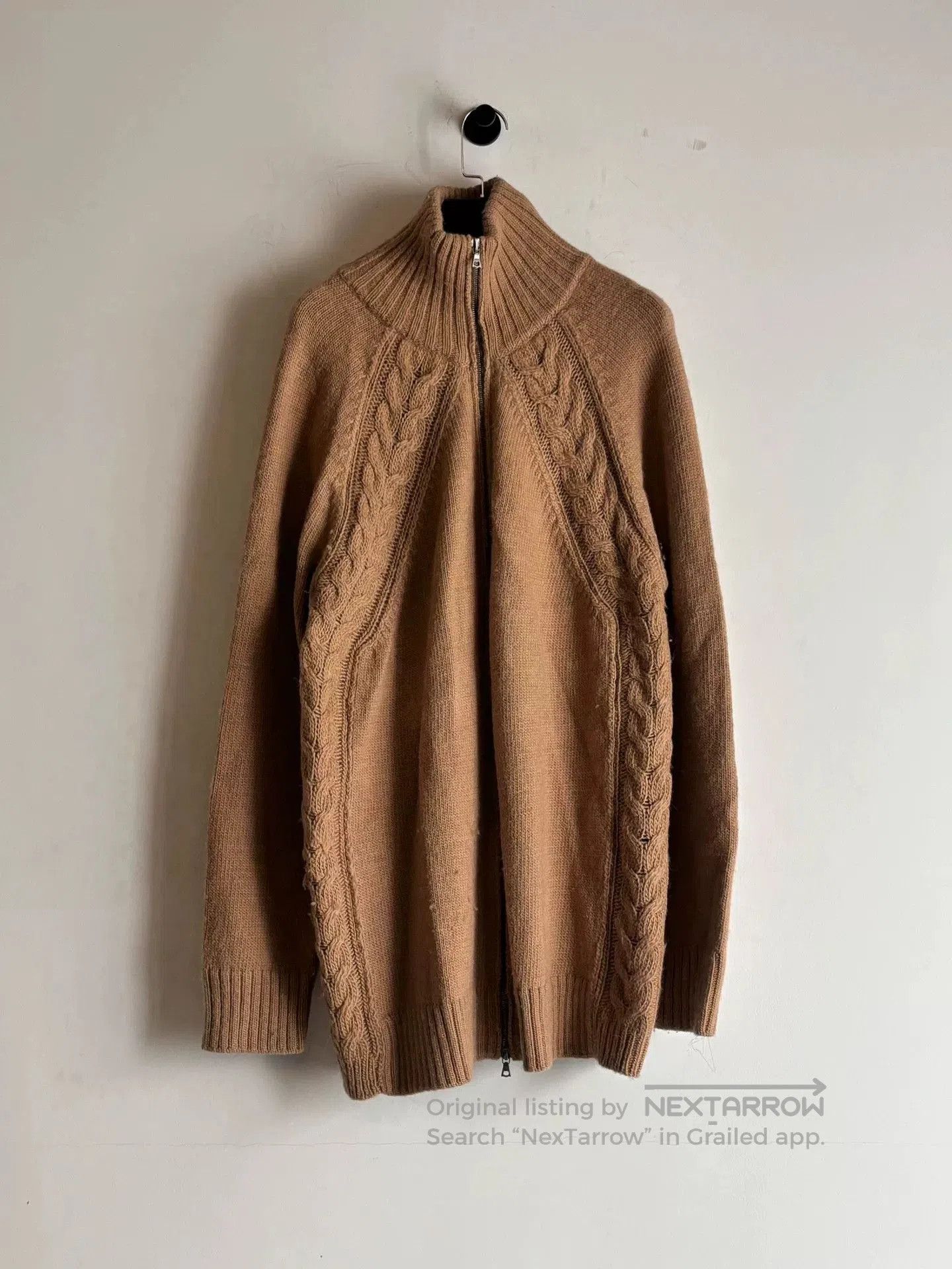 drapes van noten alpaca blend high-neck sweater.