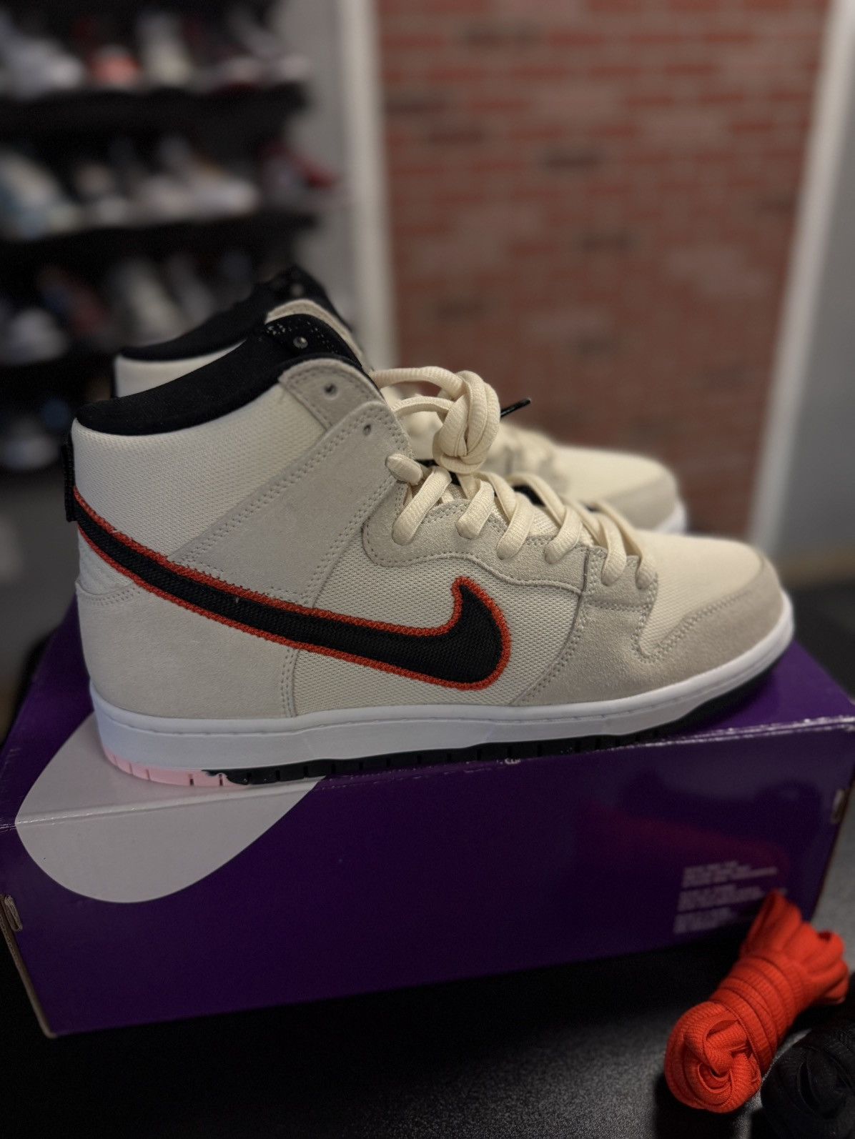 Nike SB Dunk High PRO PRM "San Francisco Giants"DO9394-100 10.5 Size US 10.5 / EU 43-44 - 3 Thumbnail