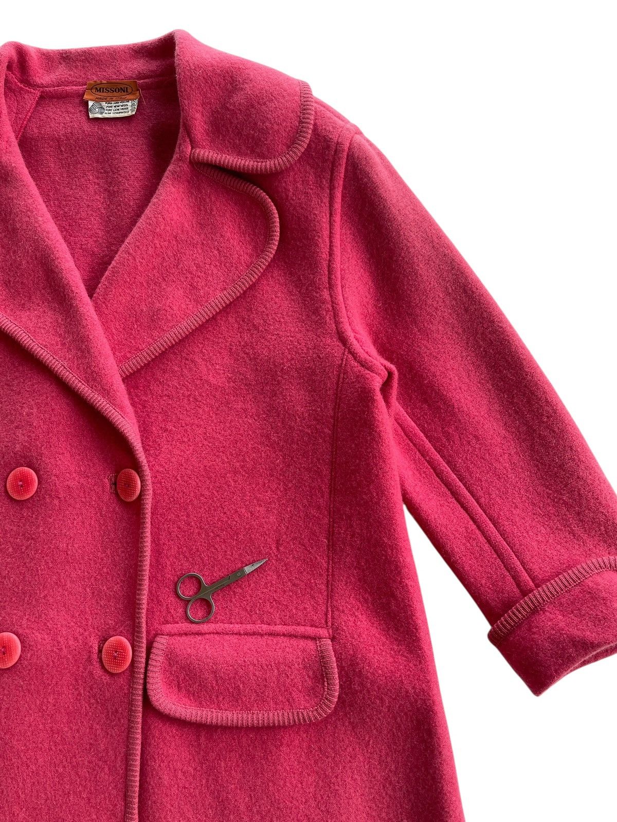 Missoni Missoni Wool Coat Pink Size M / US 6-8 / IT 42-44 - 7 Thumbnail