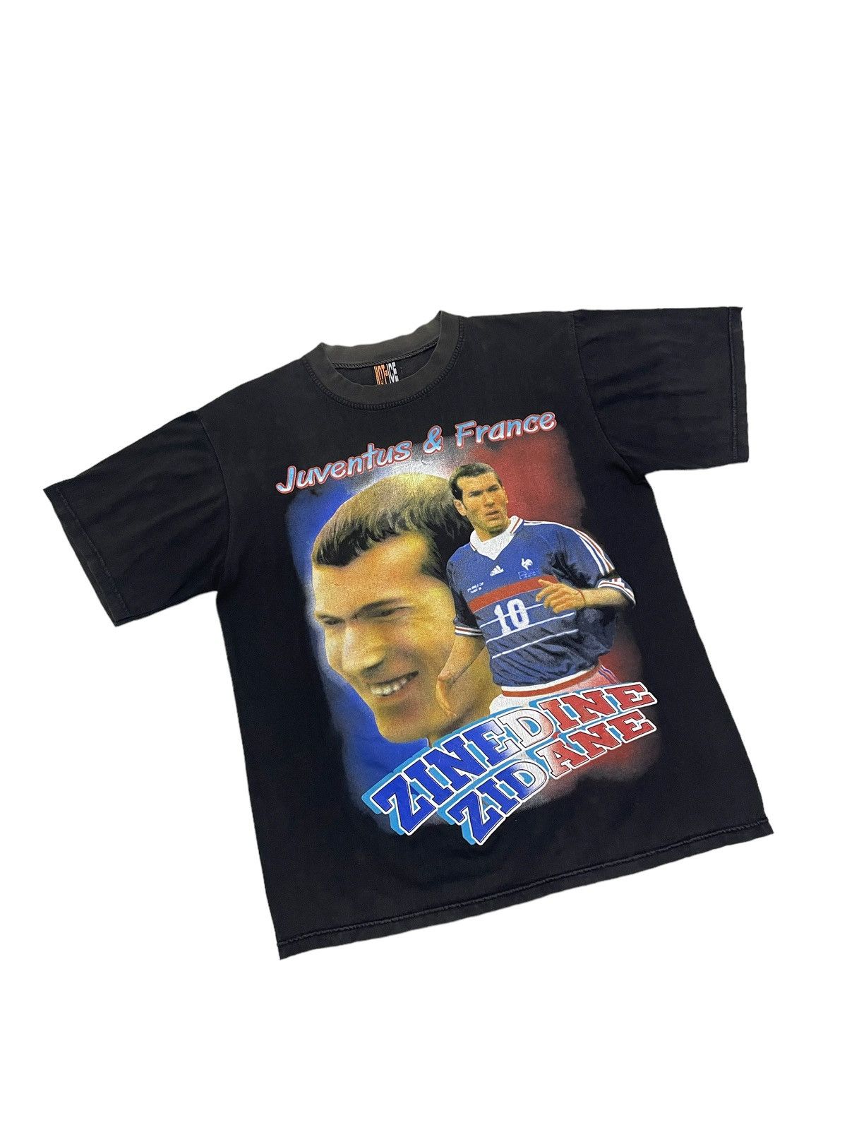 Vintage Vintage Bootleg 90s Zinedine Zidane Juventus & France Shirt Size US L / EU 52-54 / 3 - 8 Thumbnail