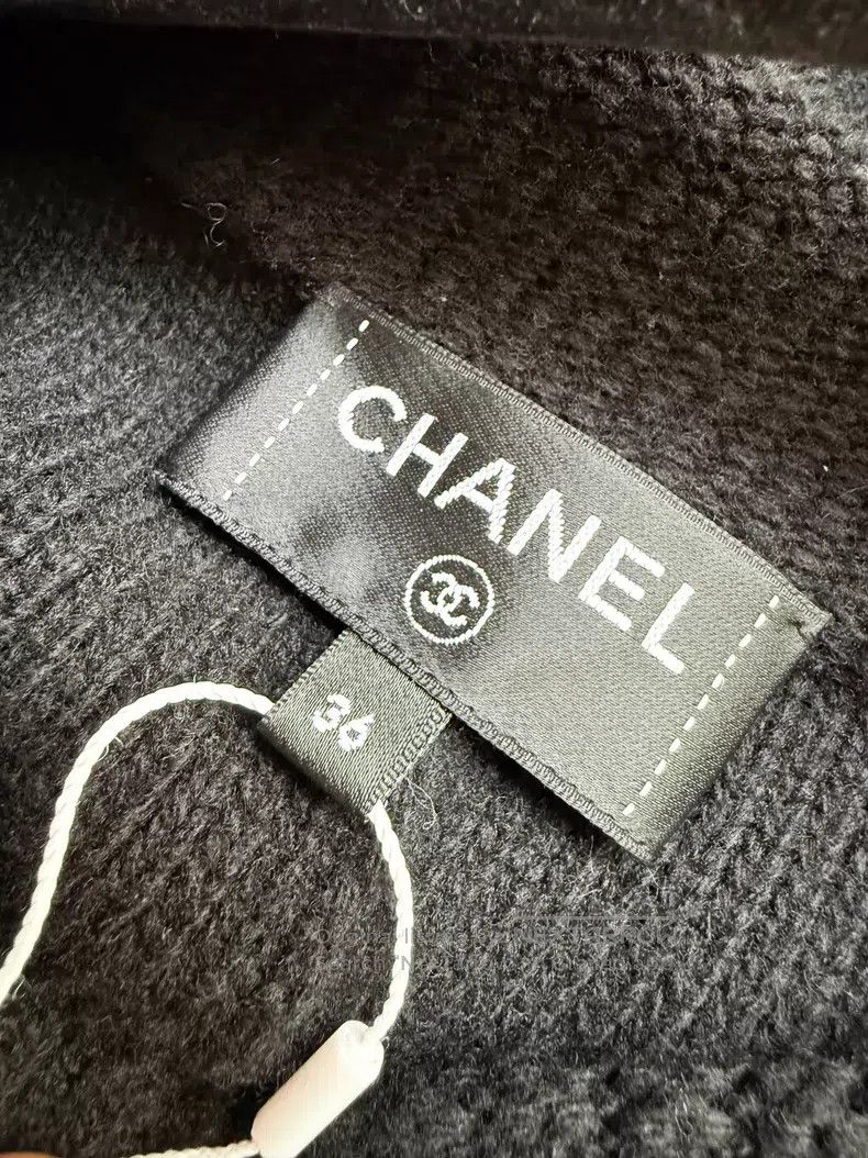 Chanel Chanel Three-dimensional camellia collar long-sleeved dres Size XS / US 0-2 / IT 36-38 - 5 Thumbnail