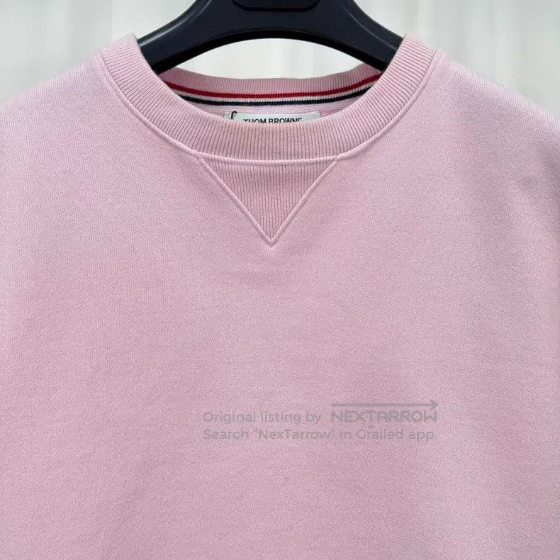 Thom Browne Thom Browne Four-Stripe Short-Sleeve Sweatshirt Size XS / US 0-2 / IT 36-38 - 3 Thumbnail