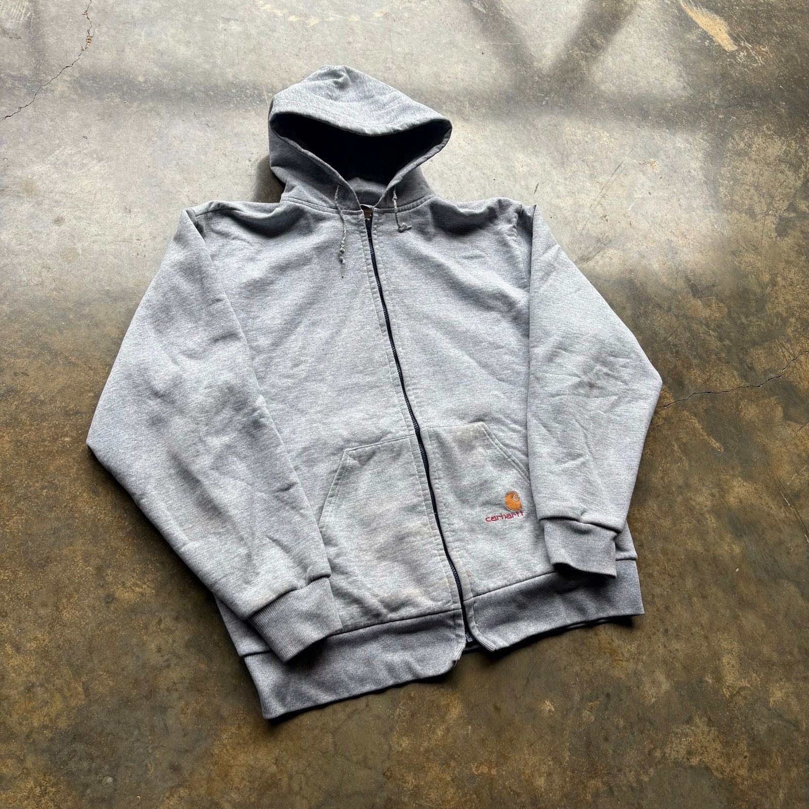 Carhartt Rare Vintage Carhartt Waffle Lined Heavyweight Sweatshirt Size US XL / EU 56 / 4 - 2 Thumbnail