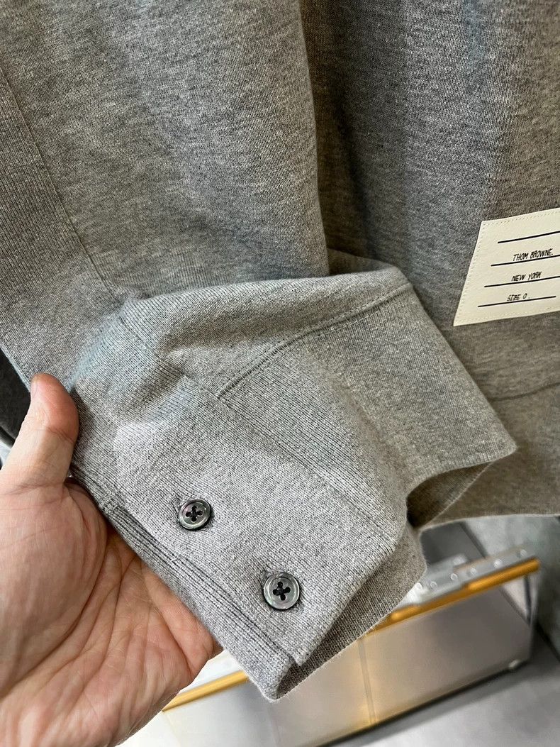 Thom Browne Thom Browne Grey hoodie Size US XS / EU 42 / 0 - 4 Thumbnail