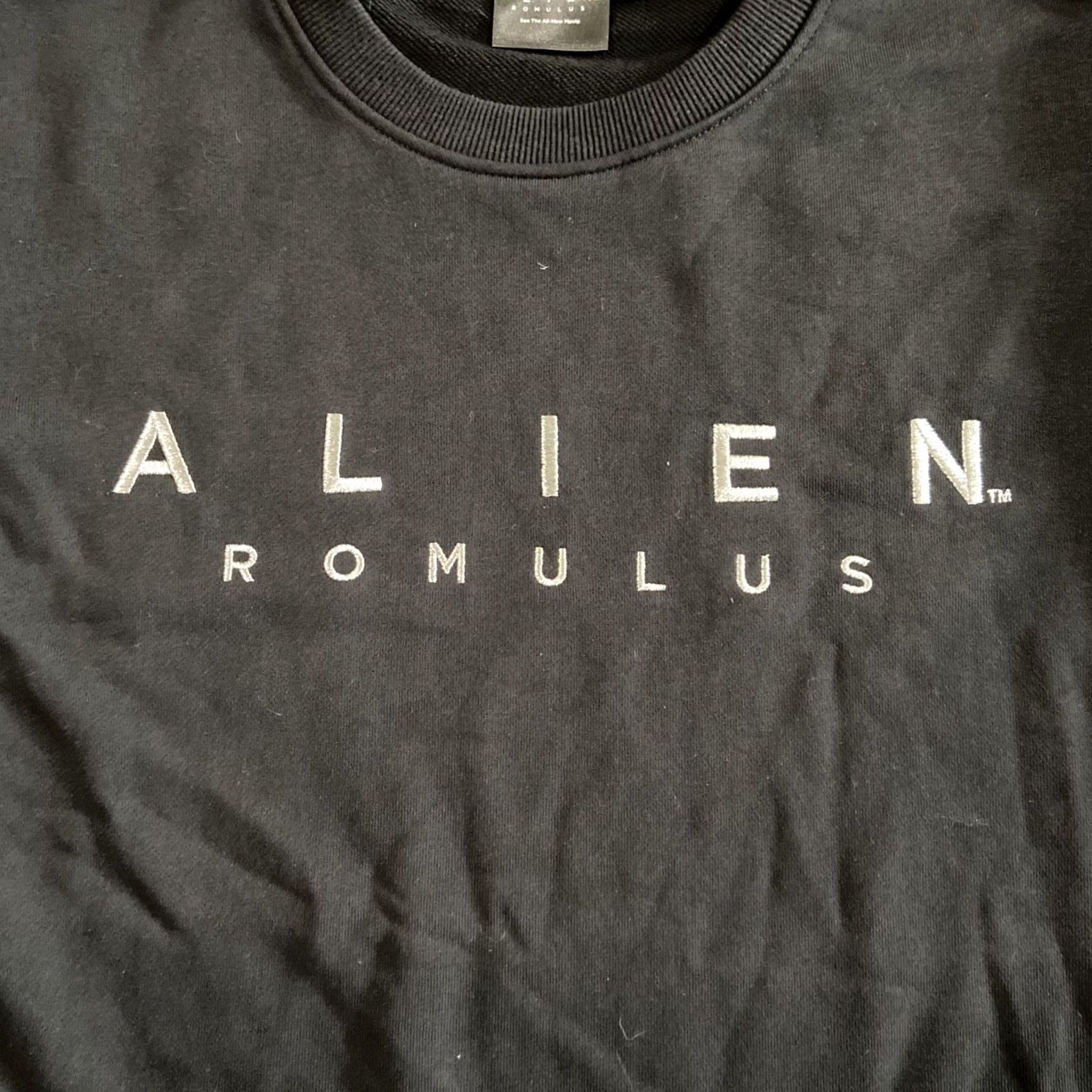 Vintage VINTAGE Alien Romulus Movie Promo Sweatshirt Men L Black Crewneck Rare Limited Size US L / EU 52-54 / 3 - 2 Thumbnail
