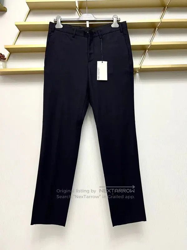 Neil Barrett NeIL Barrett Navy Wool Casual Pants for Men . Size US 34 / EU 50 - 1 Thumbnail