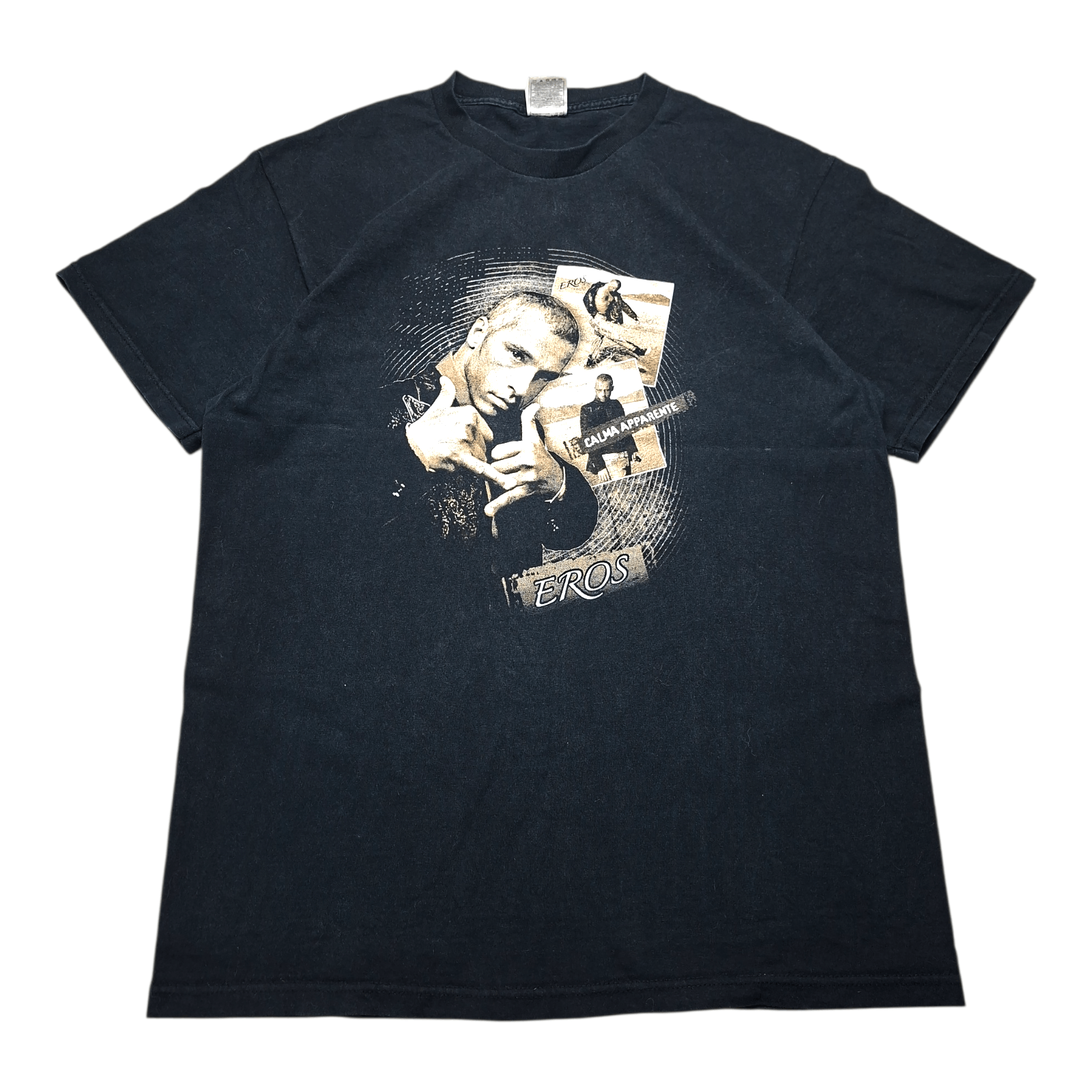 Fruit Of The Loom Vtg 2006 Eros Ramazzotti Calma Apparente Tour T-Shirt L Size US L / EU 52-54 / 3 - 1 Thumbnail