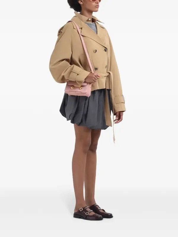 Marni o1w1db10326 Double-Breasted Trench Jacket in Beige Size XL / US 12-14 / IT 48-50 - 3 Thumbnail
