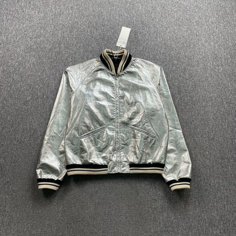 SAINT LAURENT PARIS 2014ssシルバーテディブルゾン 【公式通販】