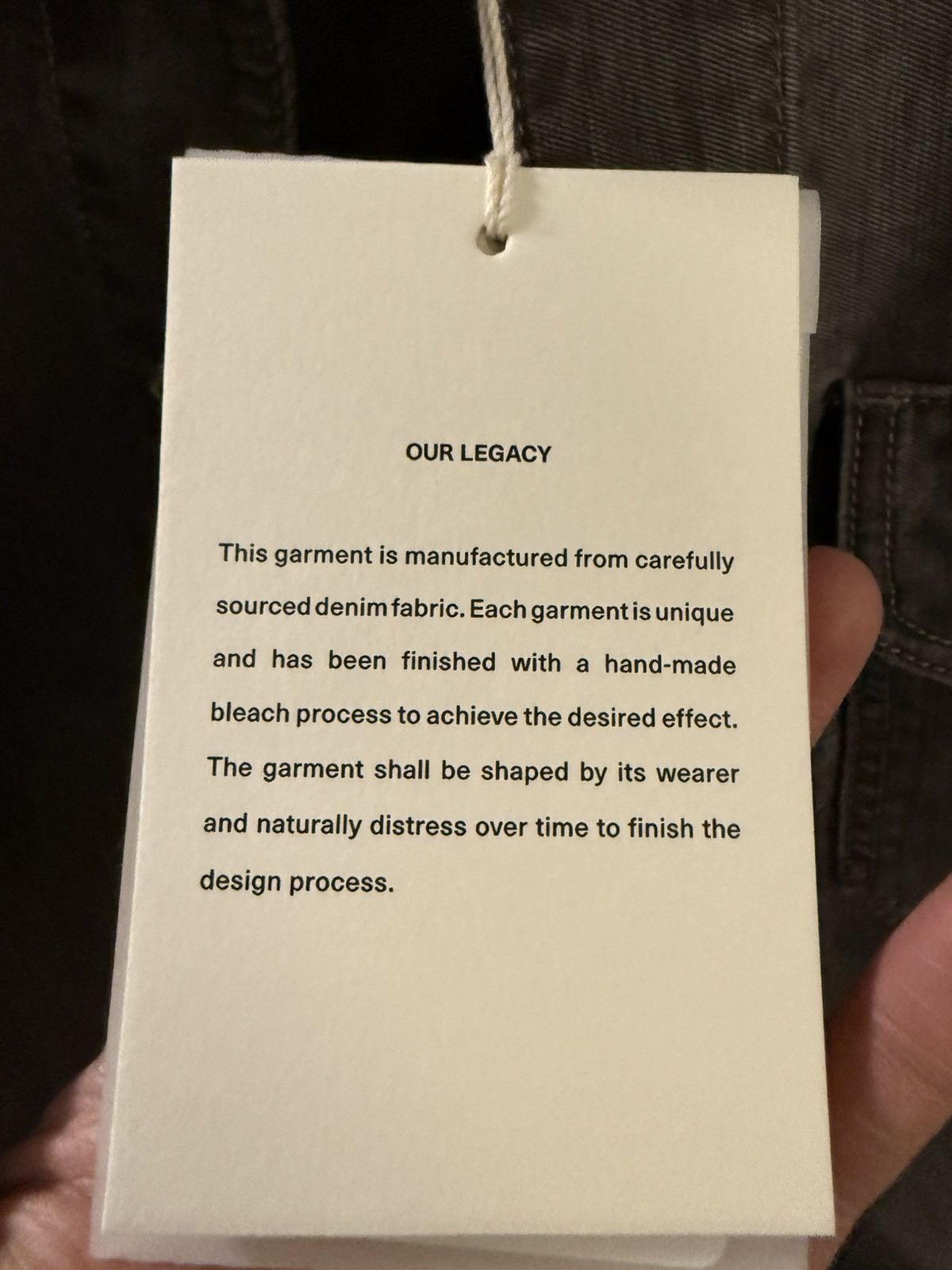 Our Legacy Rebirth Jacket Olive Black Wash Size US M / EU 48-50 / 2 - 8 Thumbnail