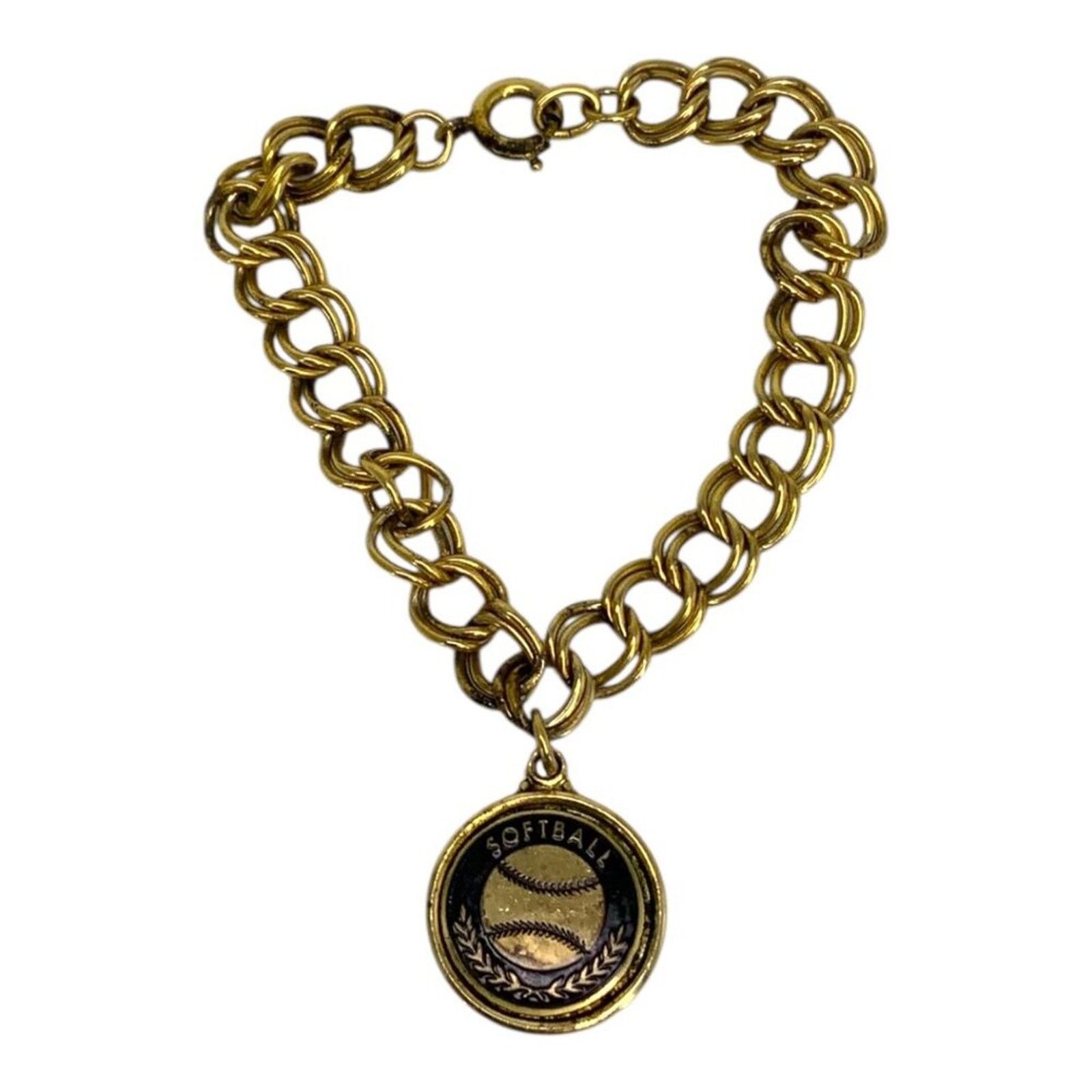 Other Vintage Softball Charm Bracelet Size ONE SIZE - 4 Thumbnail