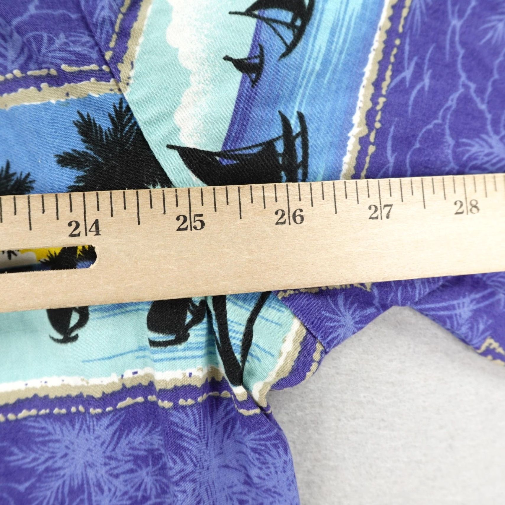 Hilo Hattie VINTAGE Hilo Hattie Button-Up Shirt Mens XL Blue Hawaiian Sailboats Palm Trees Aloha Tropical Casual Size US XL / EU 56 / 4 - 7 Thumbnail
