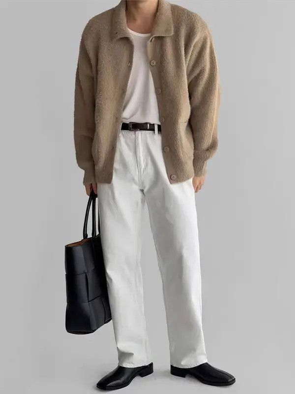 Japanese Brand Vintage Khaki XL Button Casual Knit Cardigan Sweater Jacket Size US L / EU 52-54 / 3 - 7 Thumbnail