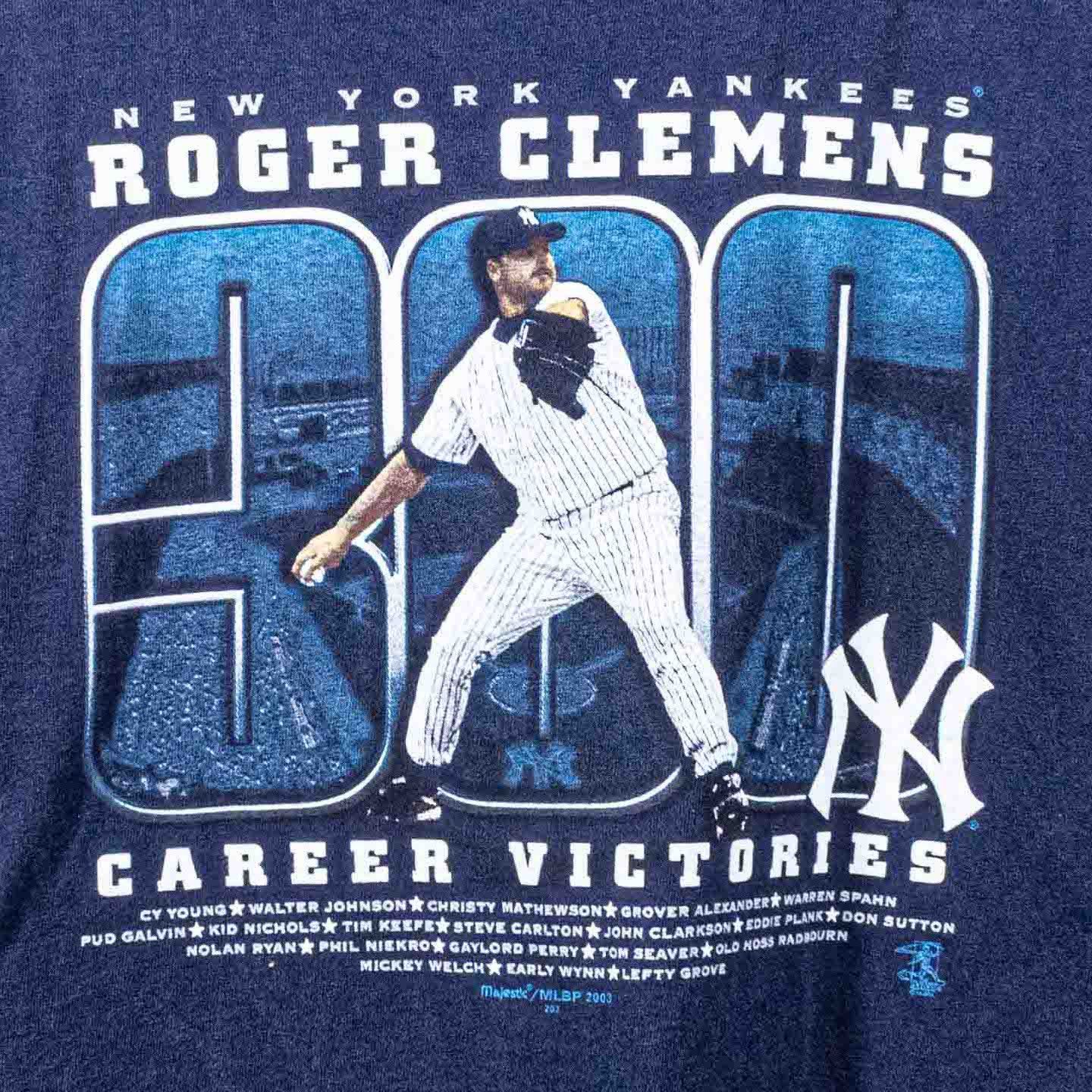 Majestic Roger Clemens 300 Wins New York Yankees Majestic T-Shirt Y2K Size US XL / EU 56 / 4 - 6 Thumbnail