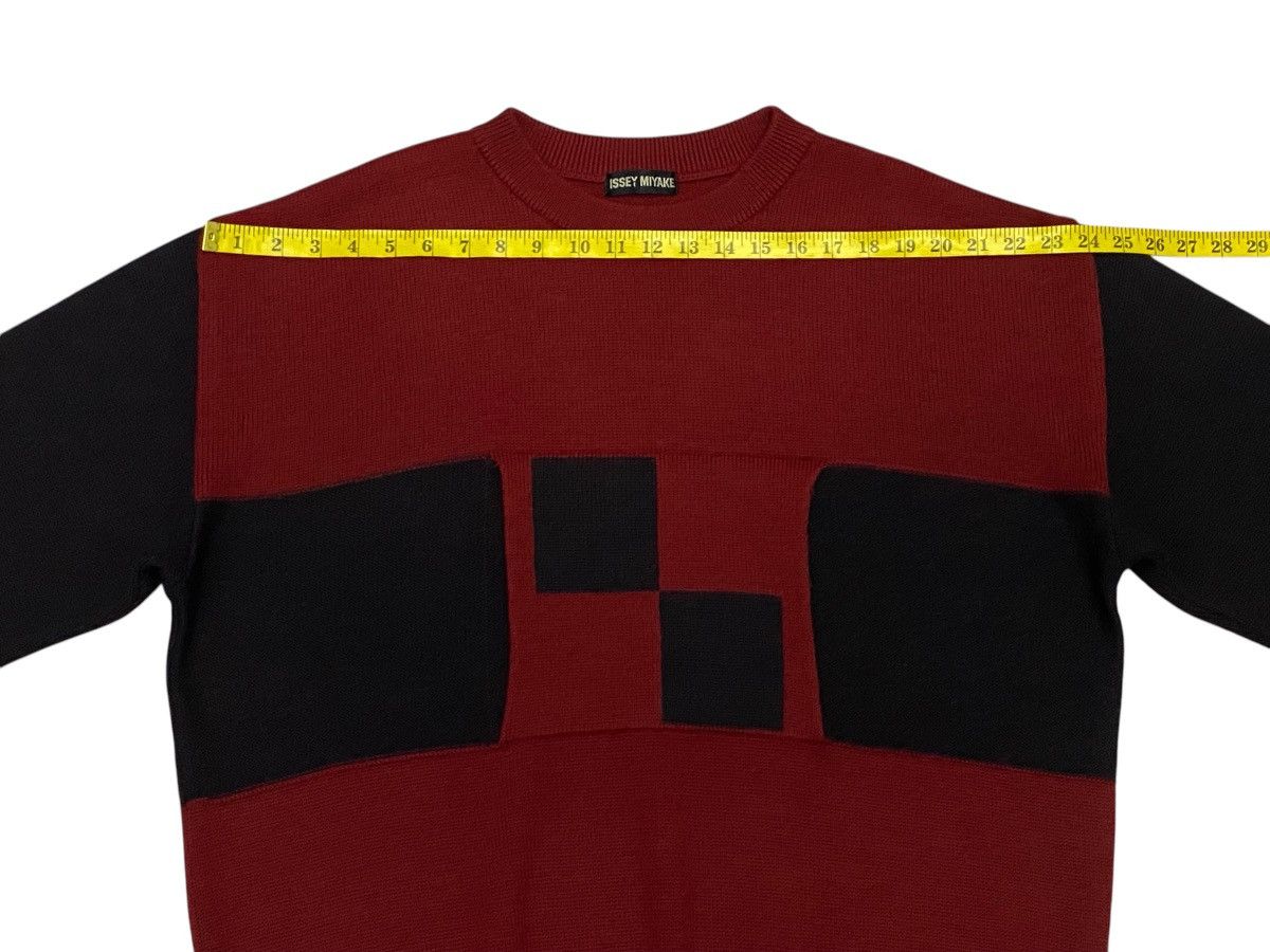 Issey Miyake Issey Miyake AW01 Checkered Turtleneck Knitted Sweater Size US M / EU 48-50 / 2 - 18 Thumbnail