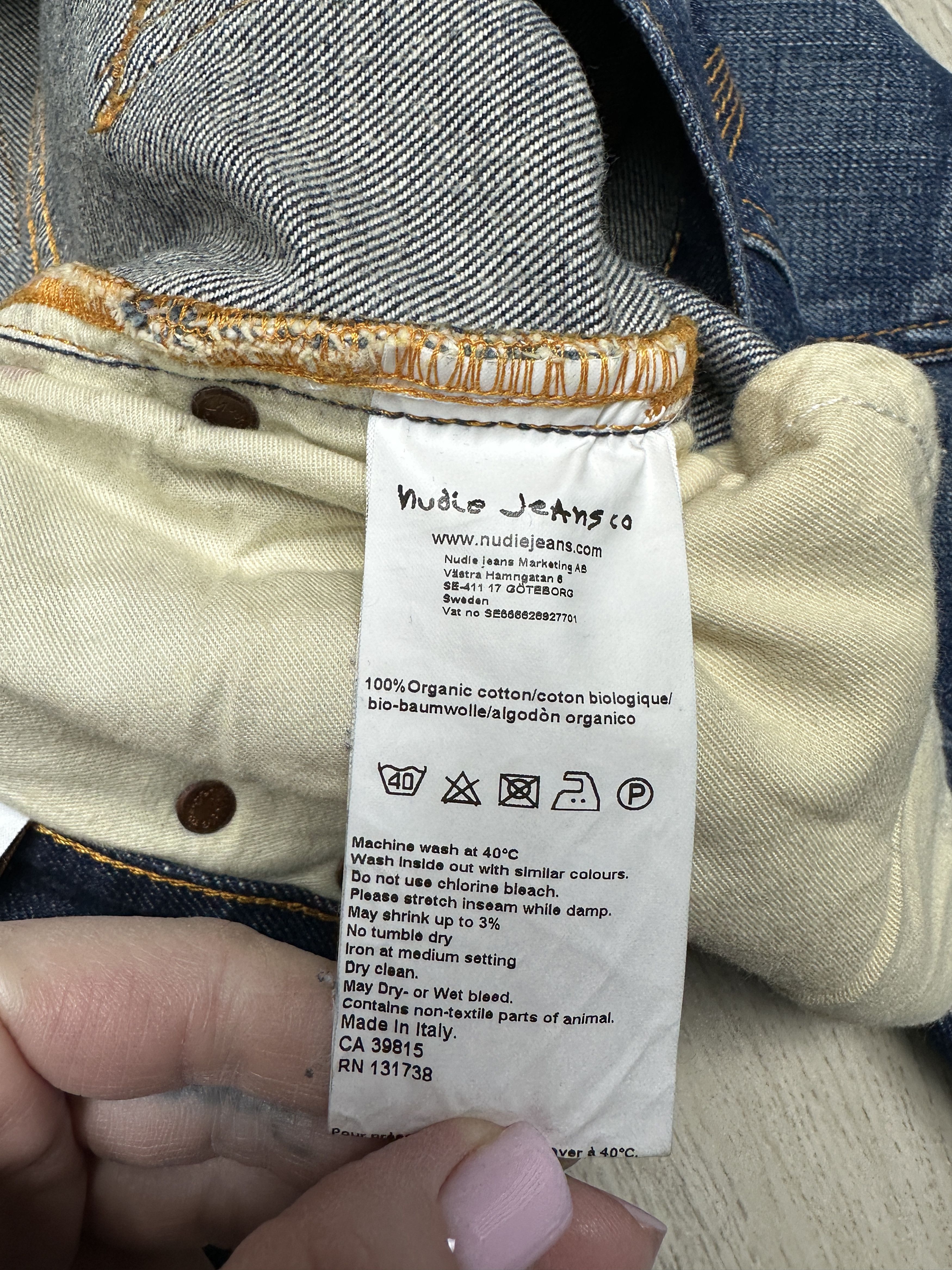 Nudie Jeans Nudie Jeans Steady Eddie Vintage Mens Denim Pants Size US 34 / EU 50 - 9 Thumbnail