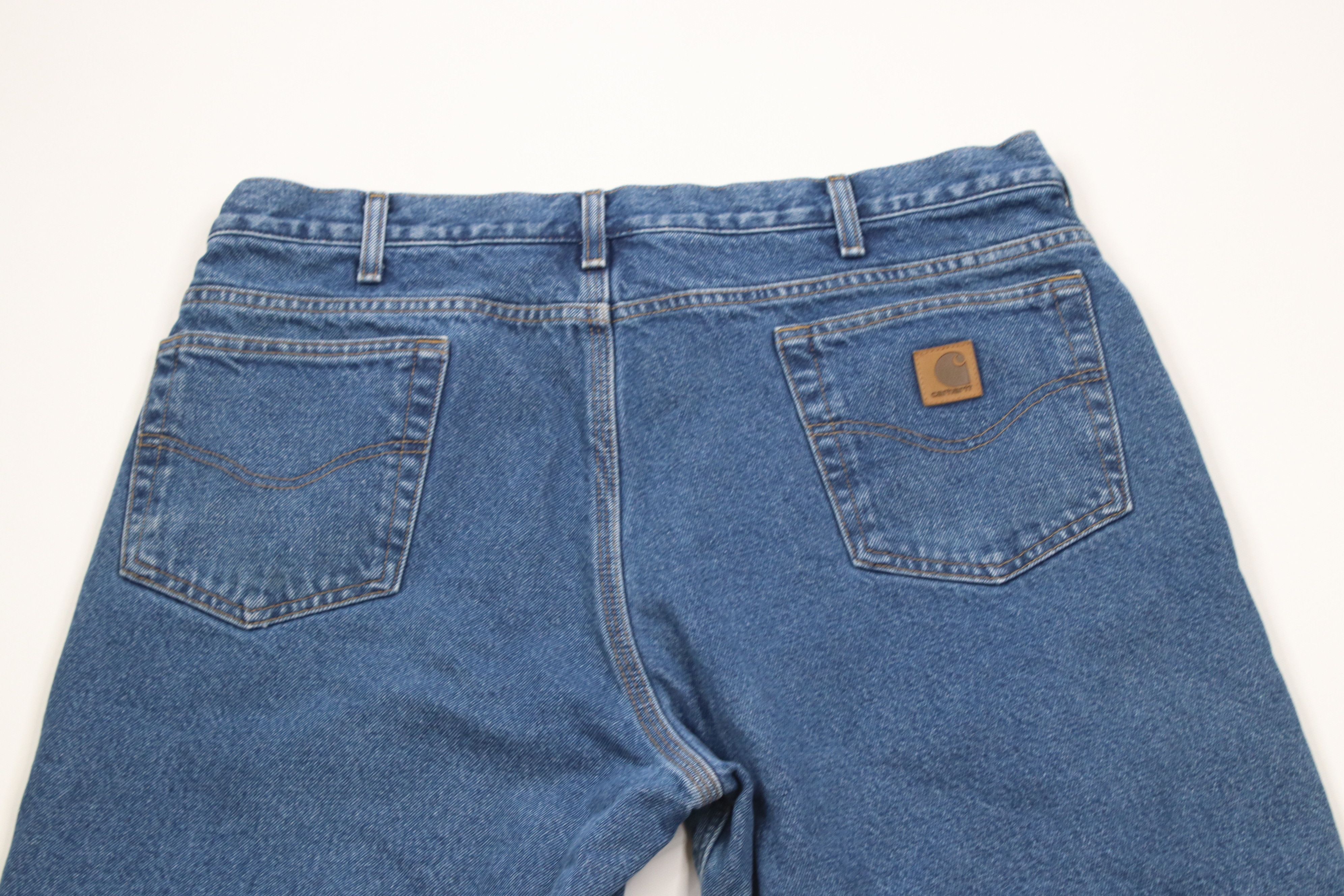 Carhartt × Vintage Vintage Carhartt Heavyweight Flannel Lined Relaxed Fit Jeans Size US 38 / EU 54 - 11 Thumbnail