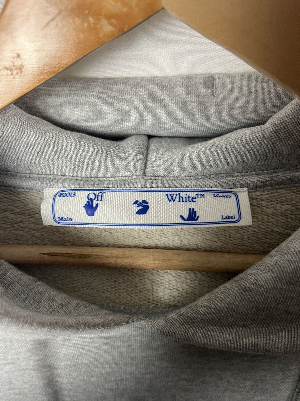 Off-White Off-white gray hoodie Size US M / EU 48-50 / 2 - 5 Thumbnail