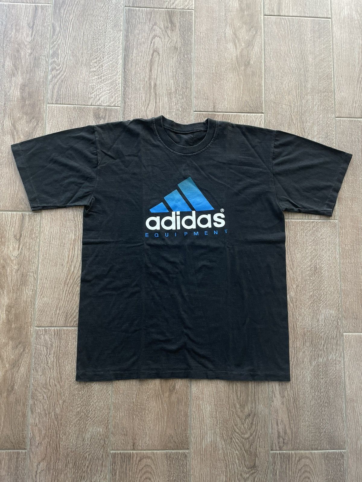 90'S Adidas Logo T-shirt Made in USA Men's L Vintage /eaa448943