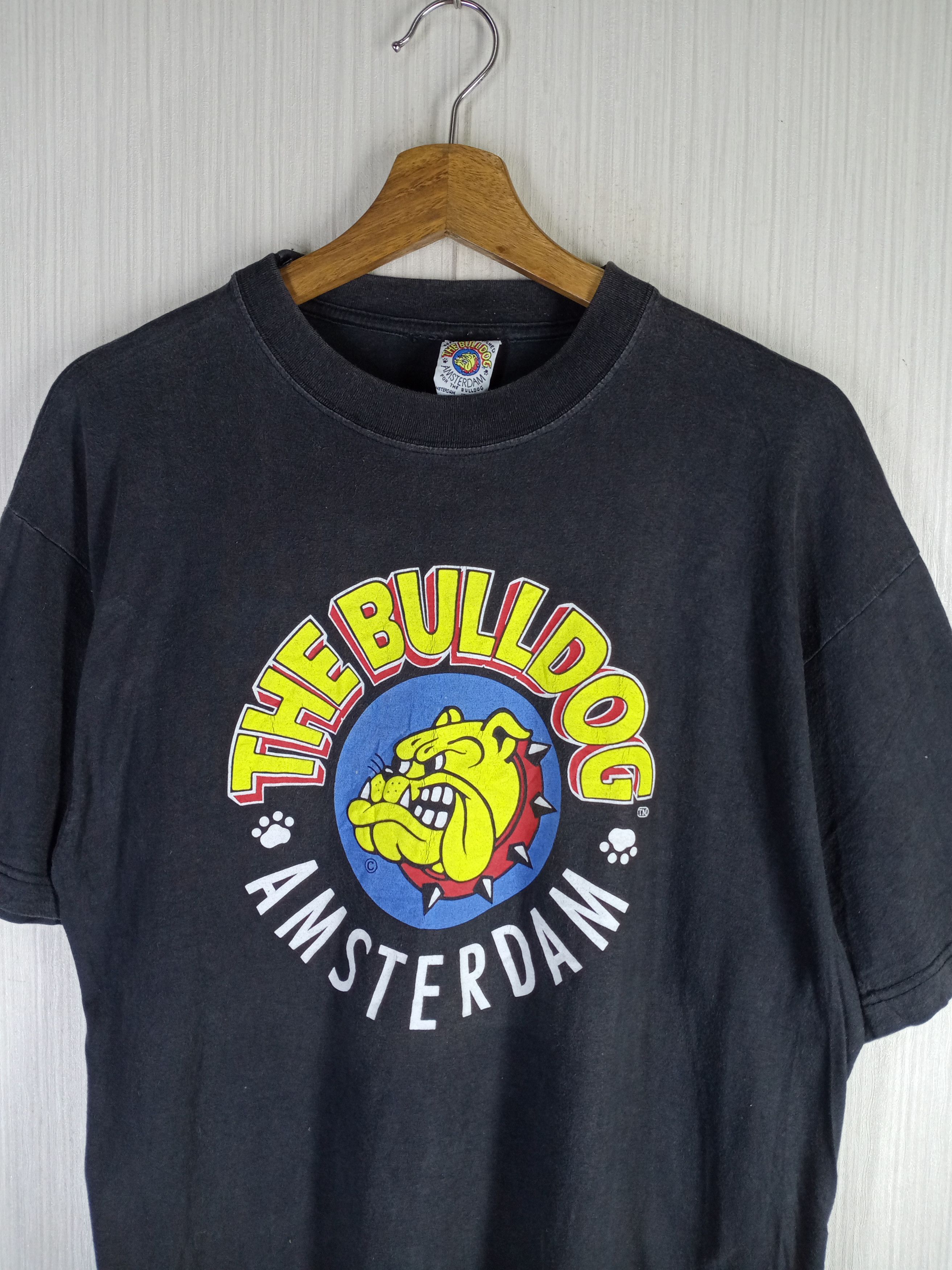 Vintage Rare Vintage 90s The Bulldog Amsterdam Tshirt Size US M / EU 48-50 / 2 - 2 Thumbnail