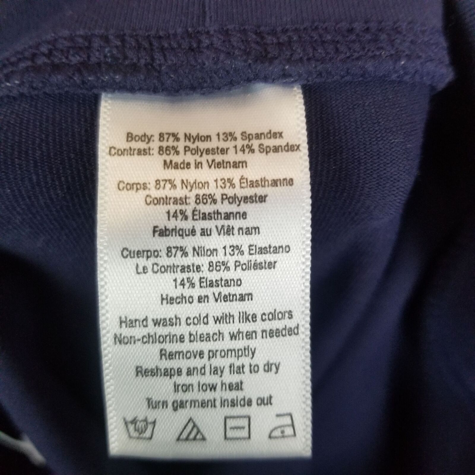 Alo Alo Yoga Womens High Waist Moto Leggings Sz S Navy Blue Size 26" / US 2 / IT 38 - 6 Thumbnail