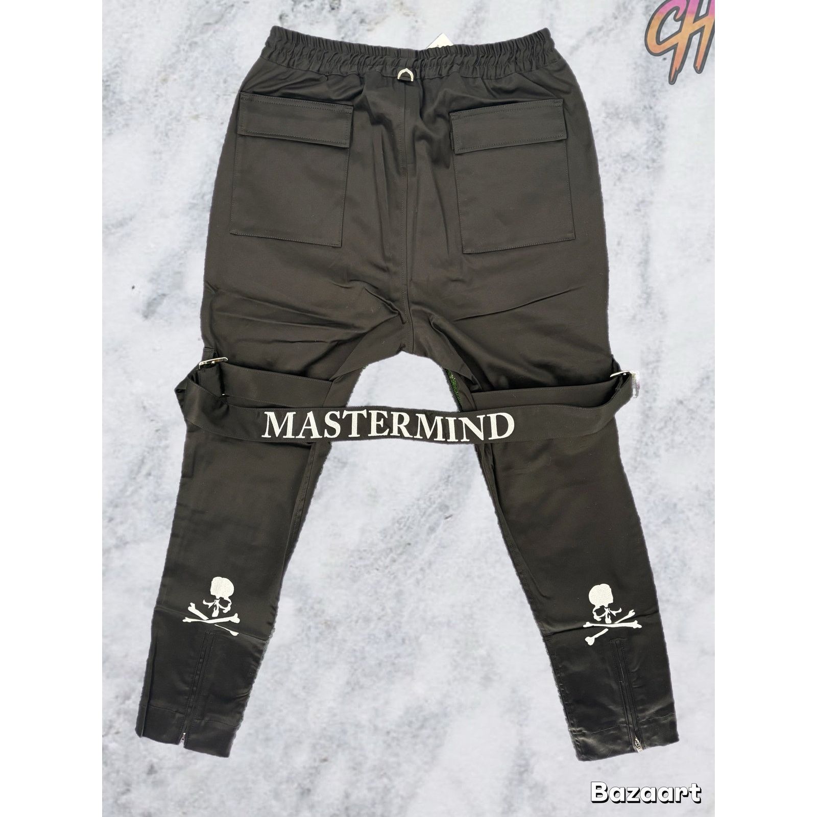 Mastermind Japan Mastermind World Masterseed Black Bondage Pants Size Medium Size US 33 - 1 Thumbnail