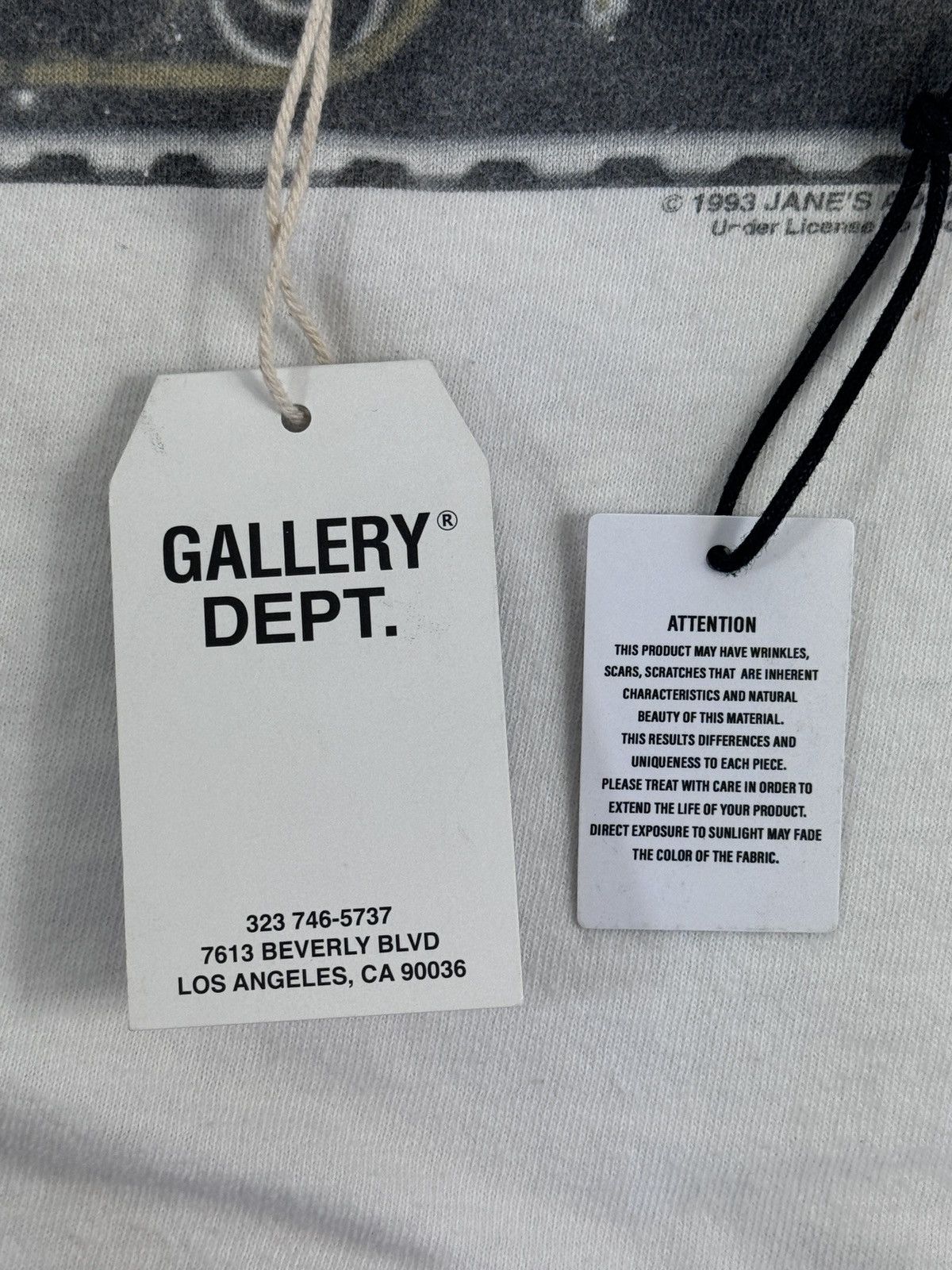 Gallery Dept. . x 1993 JANE’S ADDICTION REAL VINTAGE T-SHIRT Size US XL / EU 56 / 4 - 12 Thumbnail
