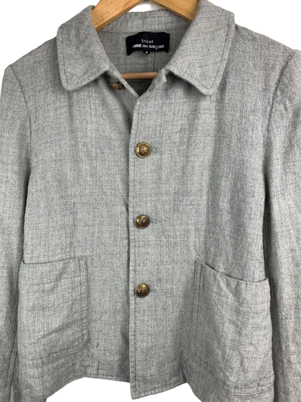 Comme des Garcons AD2011 Comme des Garcons Tricot Wool Blazer Size S / US 4 / IT 40 - 2 Thumbnail