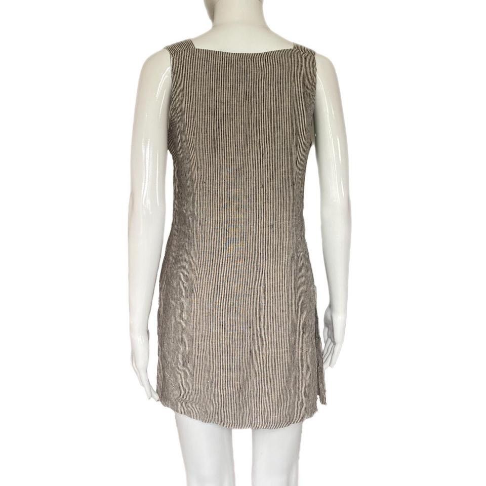 Vintage LINNEN Dress Swedish Design Size S / US 4 / IT 40 - 4 Thumbnail