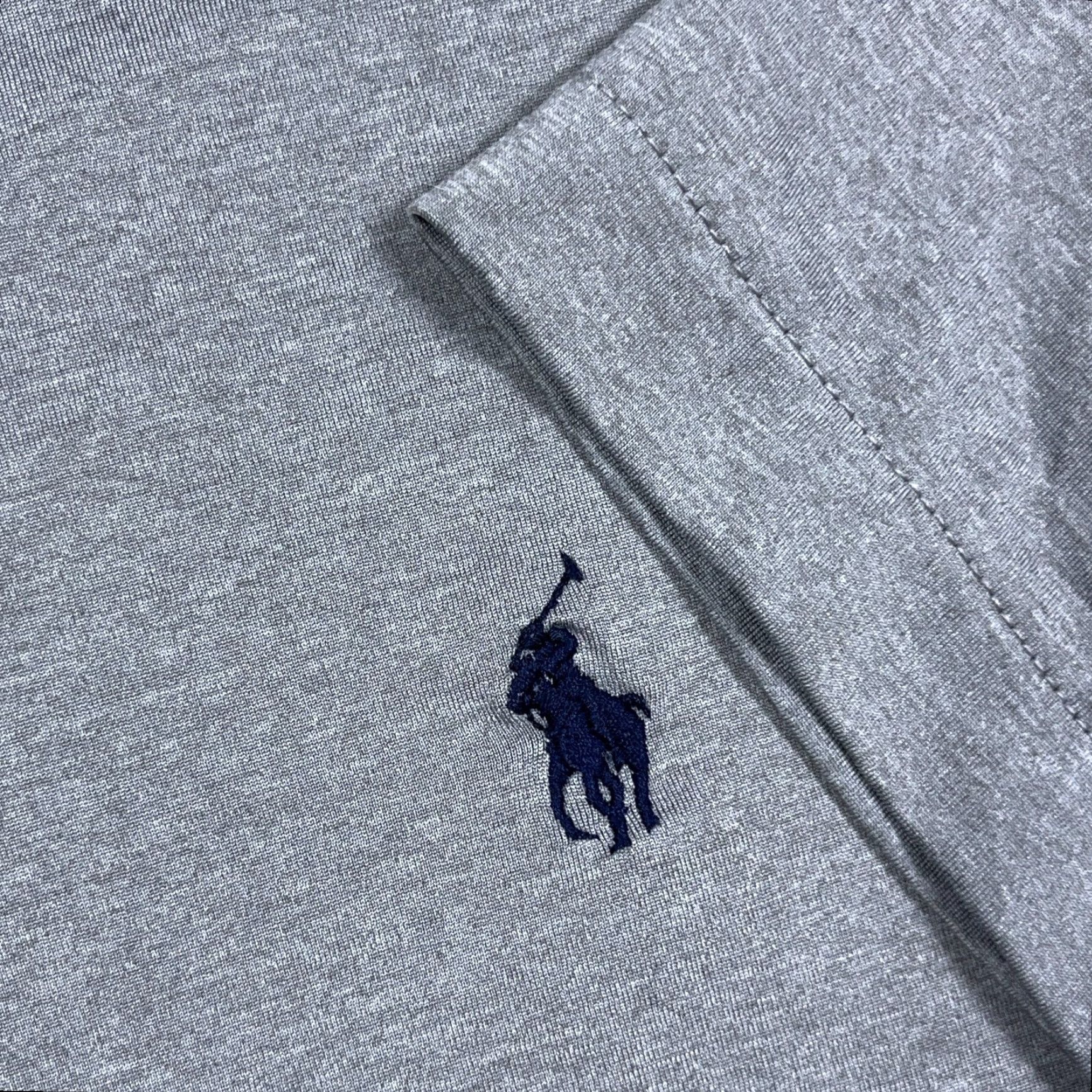 Polo Ralph Lauren Ralph Lauren Polo Shirt Men Large Gray Blue Pony Performance Golf Wicking Adult Size US L / EU 52-54 / 3 - 3 Thumbnail