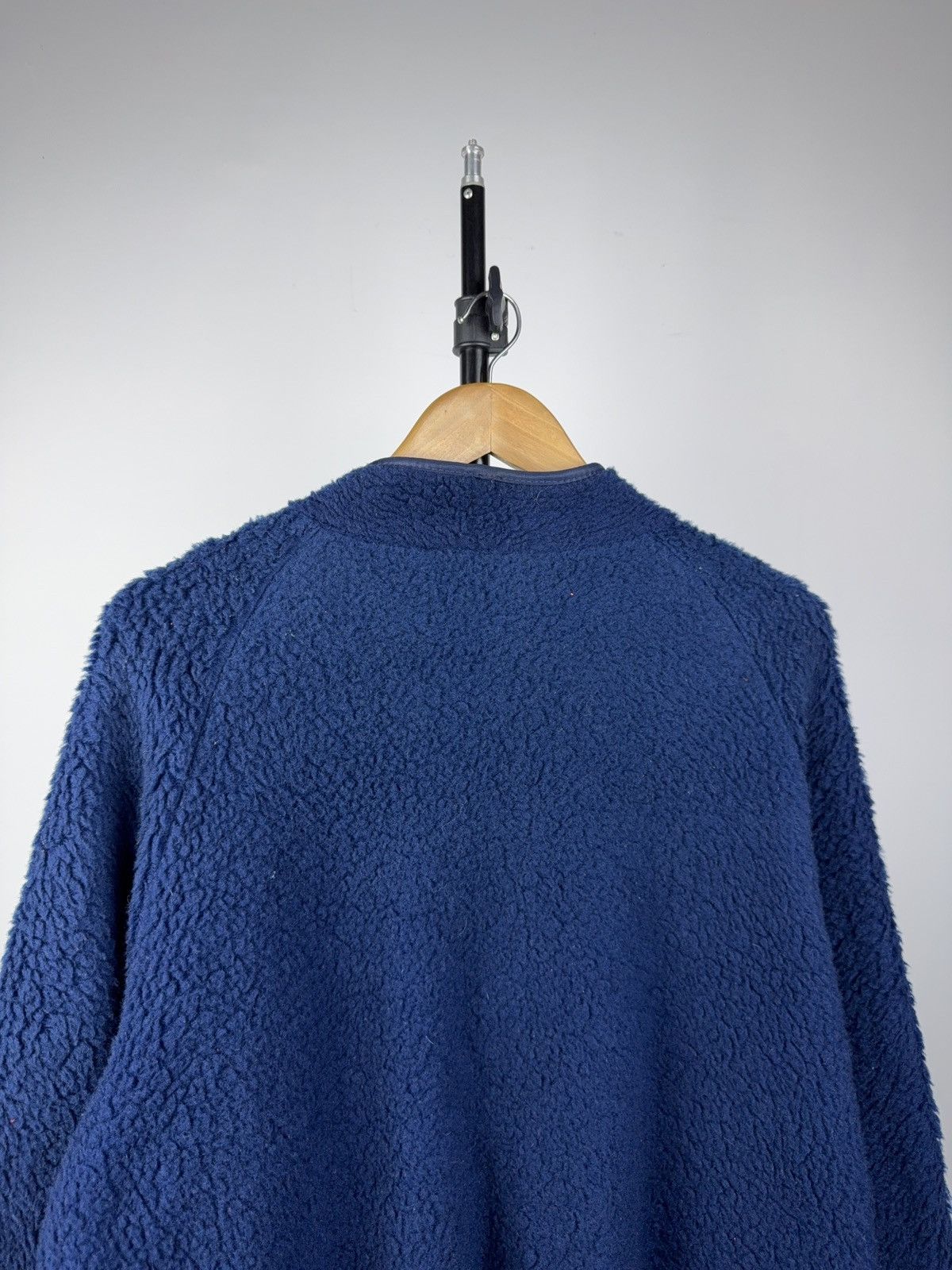 Helly Hansen Retro VNTG Helly Hansen Navy Sherpa Fleece Jacket Outdoor L Size US L / EU 52-54 / 3 - 11 Thumbnail