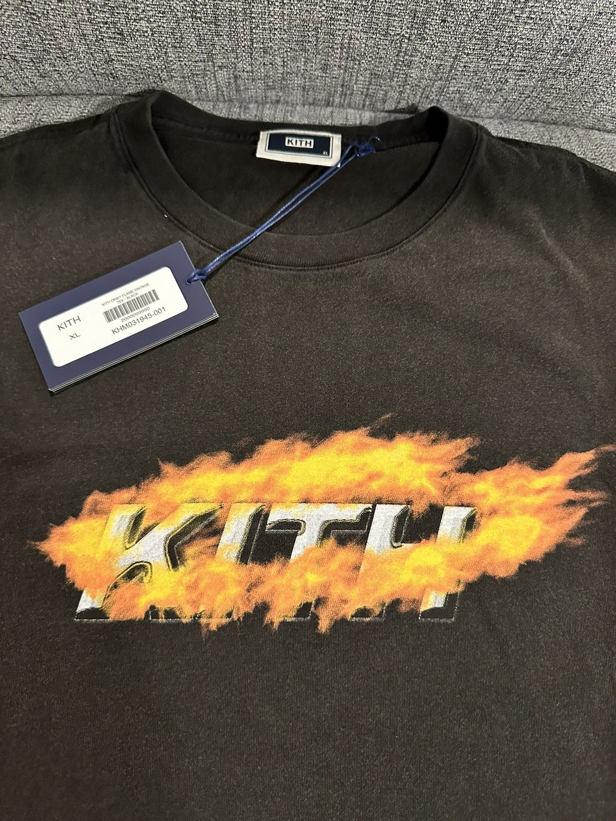 Kith KITH Flame Orbit Vintage Tee | Grailed