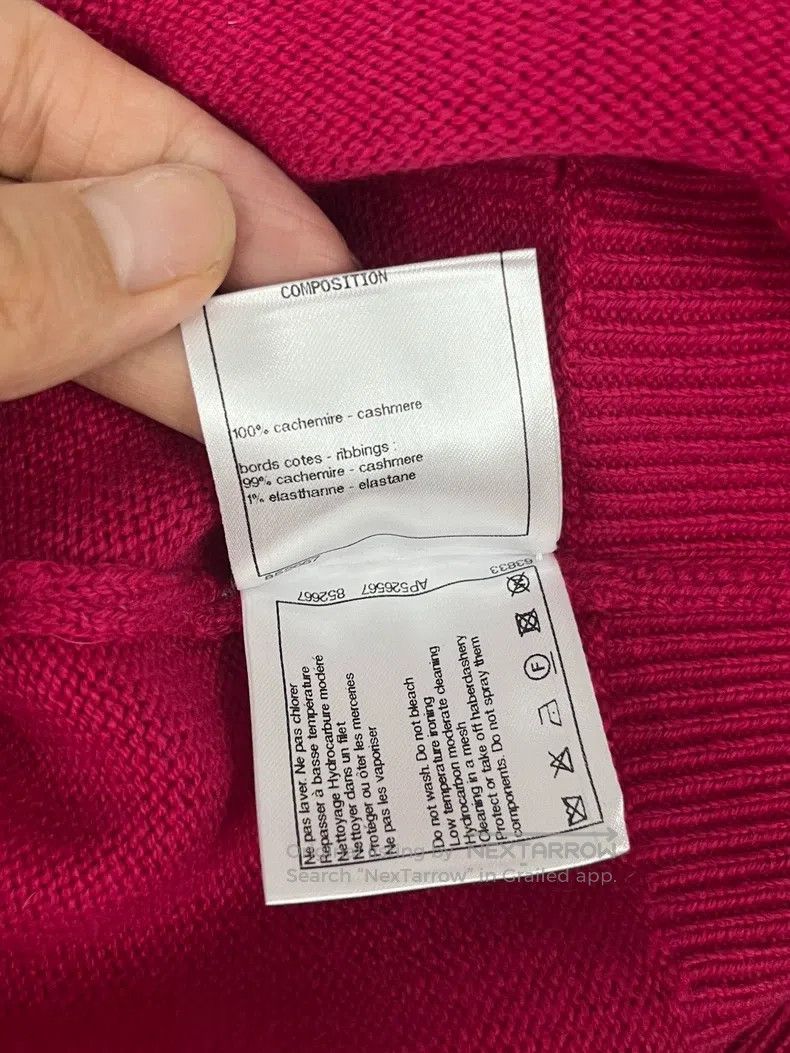 Chanel Chanel Red cashmere strap top Size XS / US 0-2 / IT 36-38 - 6 Thumbnail