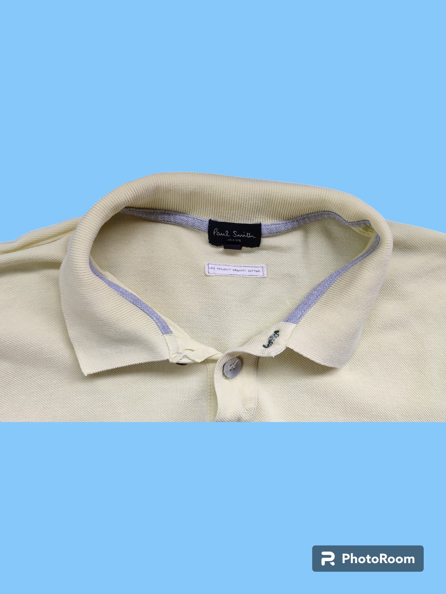 Paul Smith Paul Smith Zebra Men's Polo Shirt - Light Yellow Size US S / EU 44-46 / 1 - 3 Thumbnail