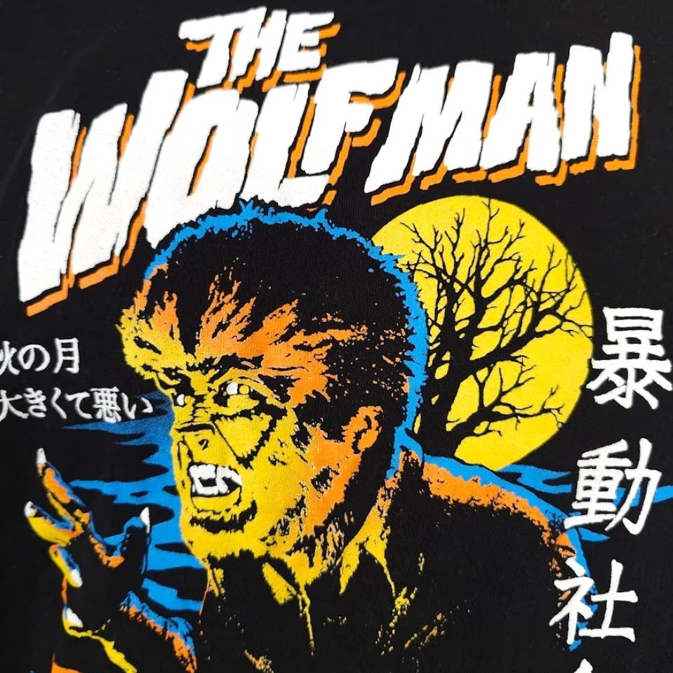 Vintage VINTAGE Wolf Man T Shirt Mens Size Medium Black Universal Studios Monsters Made In USA Size US M / EU 48-50 / 2 - 3 Thumbnail