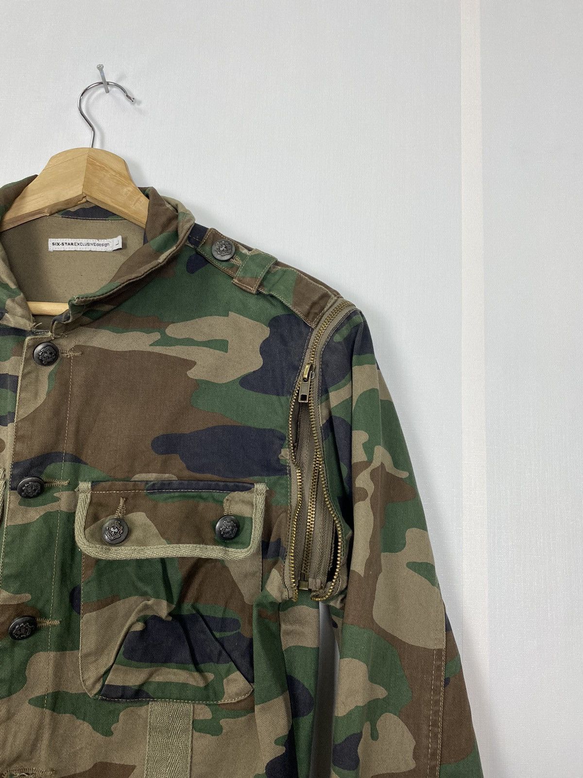 Japanese Brand Six Star Exclusive Design Camo Jacket Size US L / EU 52-54 / 3 - 12 Thumbnail