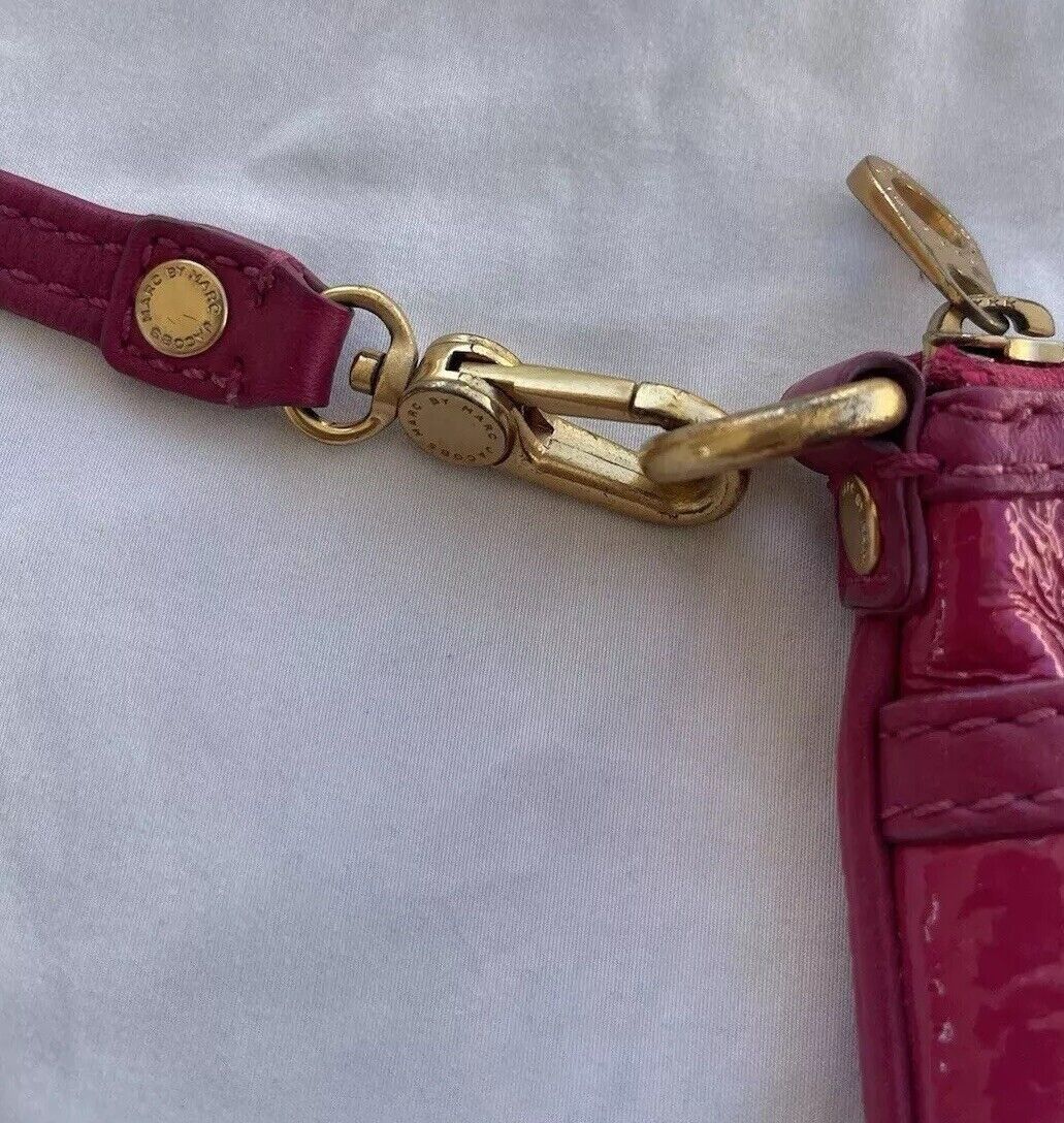 Marc Jacobs Marc By Marc Jacobs Totally Turnlock Pink 100% Leather Bag Size ONE SIZE - 4 Thumbnail