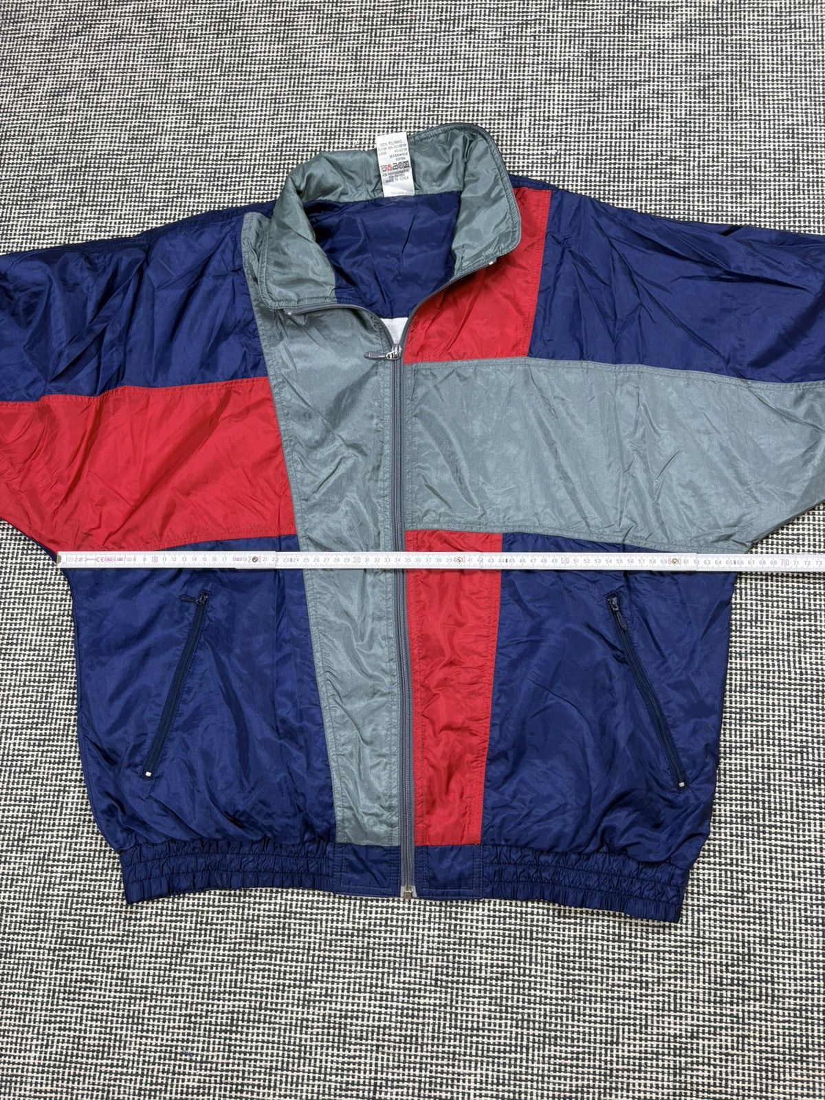 Puma 90s puma color block zip up nylon boxy jacket blokecore Size US XL / EU 56 / 4 - 7 Thumbnail